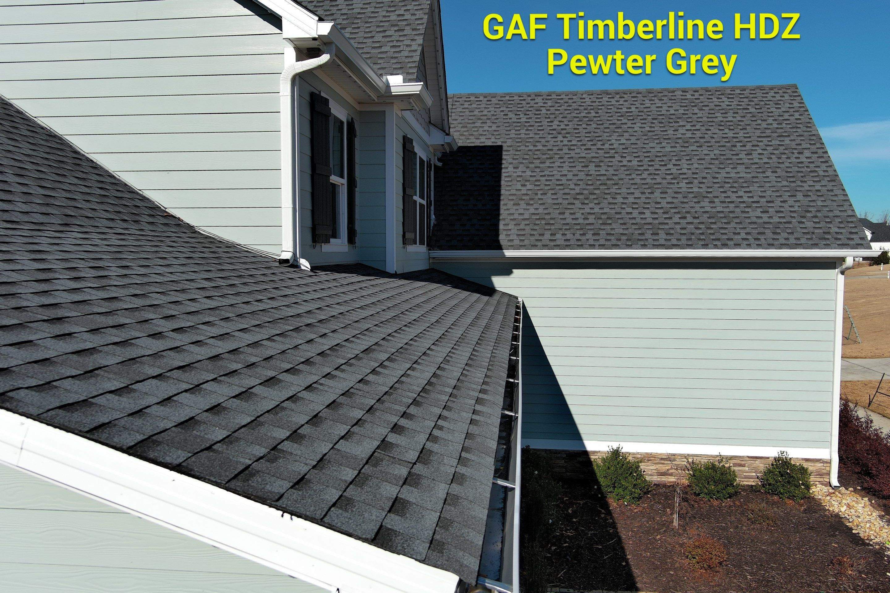 New roof installation and shingle colors by Rhino Restoration