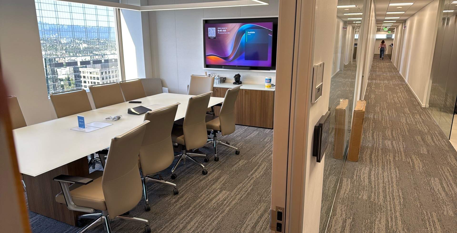 Logitech Conference room Project in Los Angeles by Ring and Ping Inc.