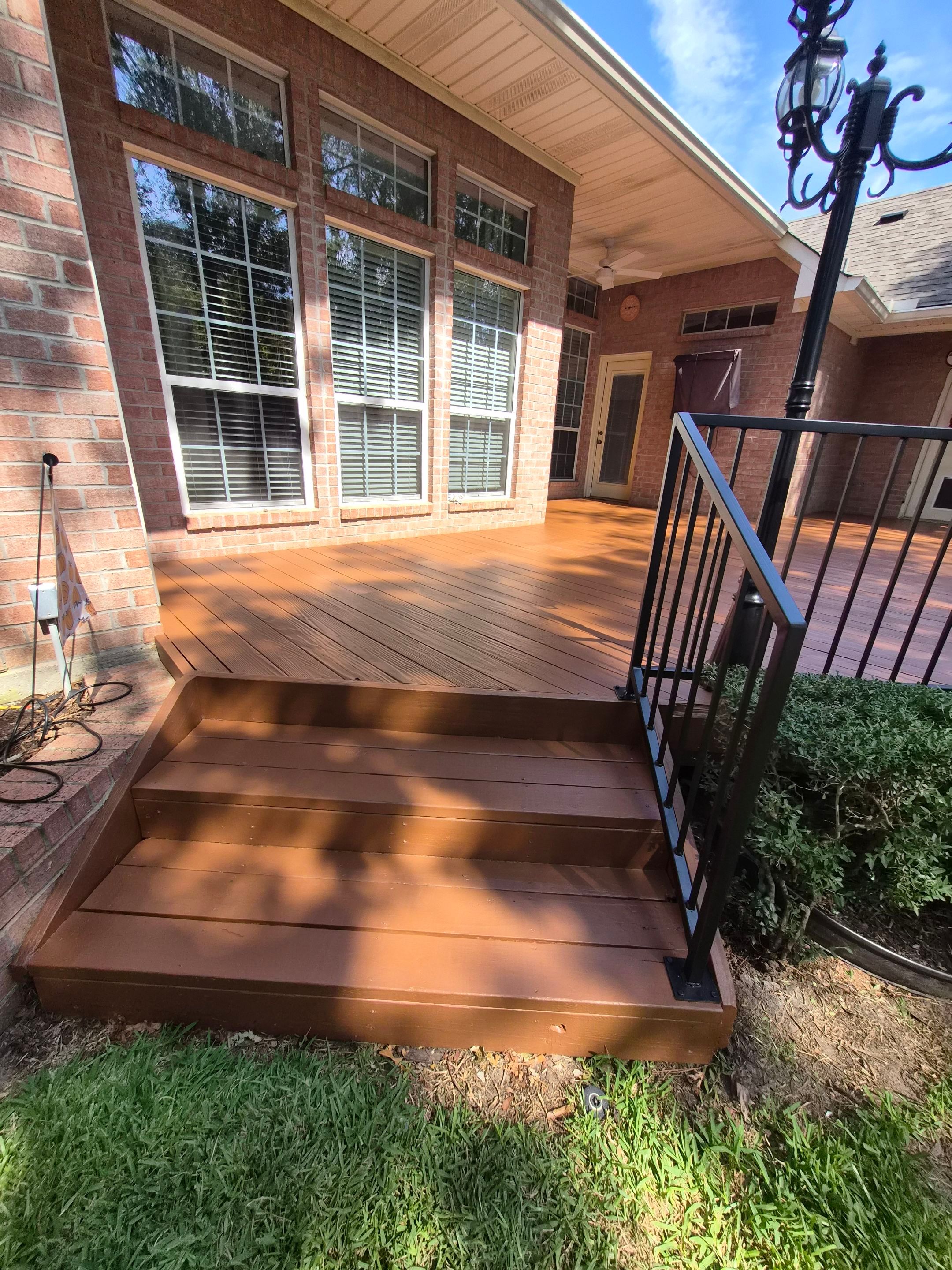 Tyler, TX Exterior Deck Staining & Color Refresh by Quality Coats Painting
