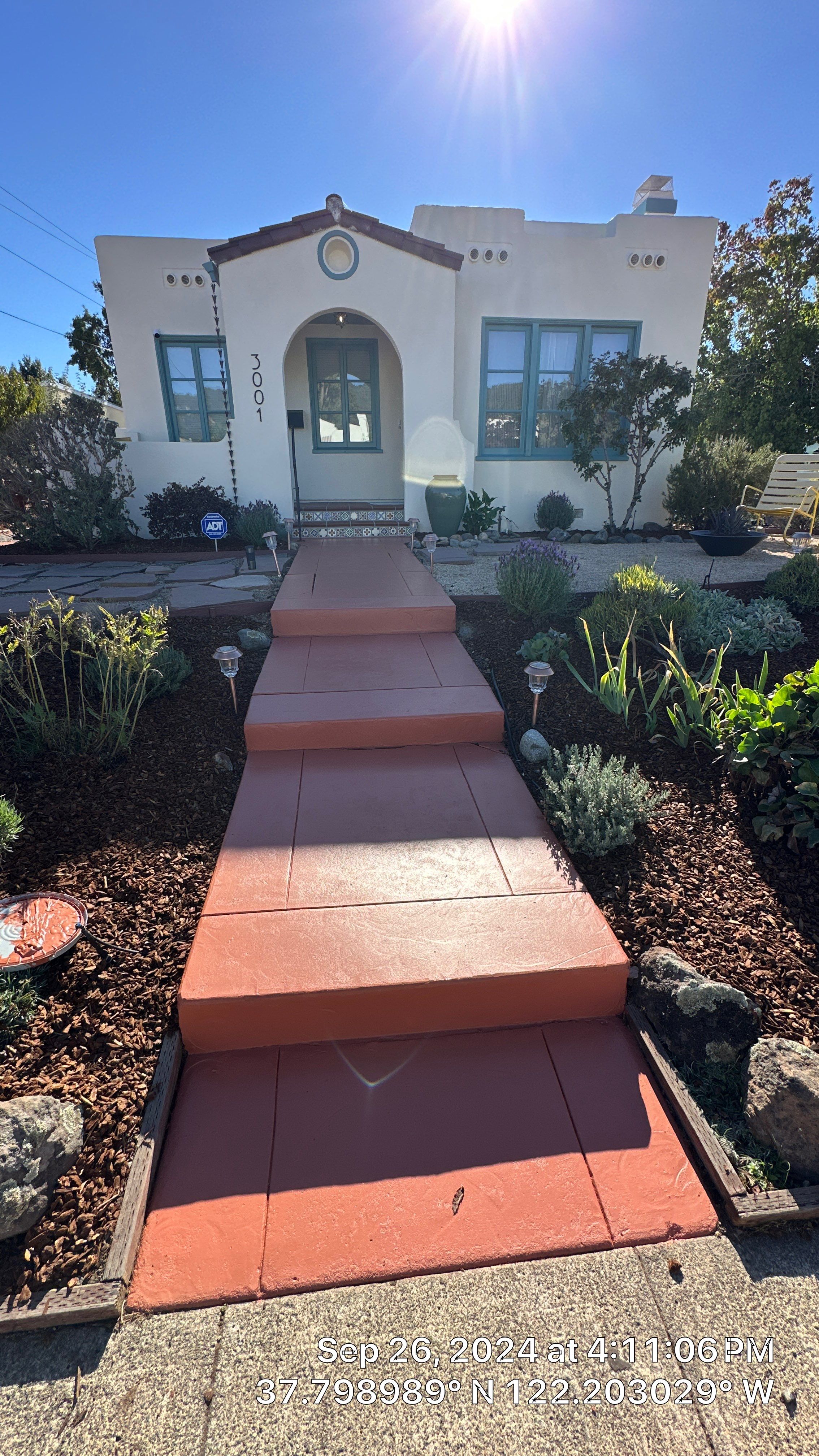 Exterior Transformation with Fresh Stucco and elastomeric system for waterproofing by Herrera’s Bay Area Painting inc.