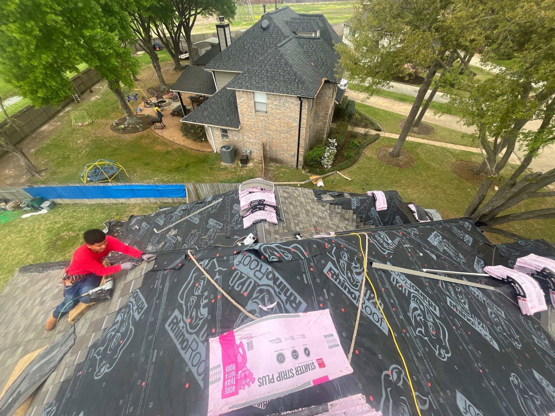 Residential Roofing Repair using Owen's Corning Duration (Lifetime) Shingles by Roof Repair Company