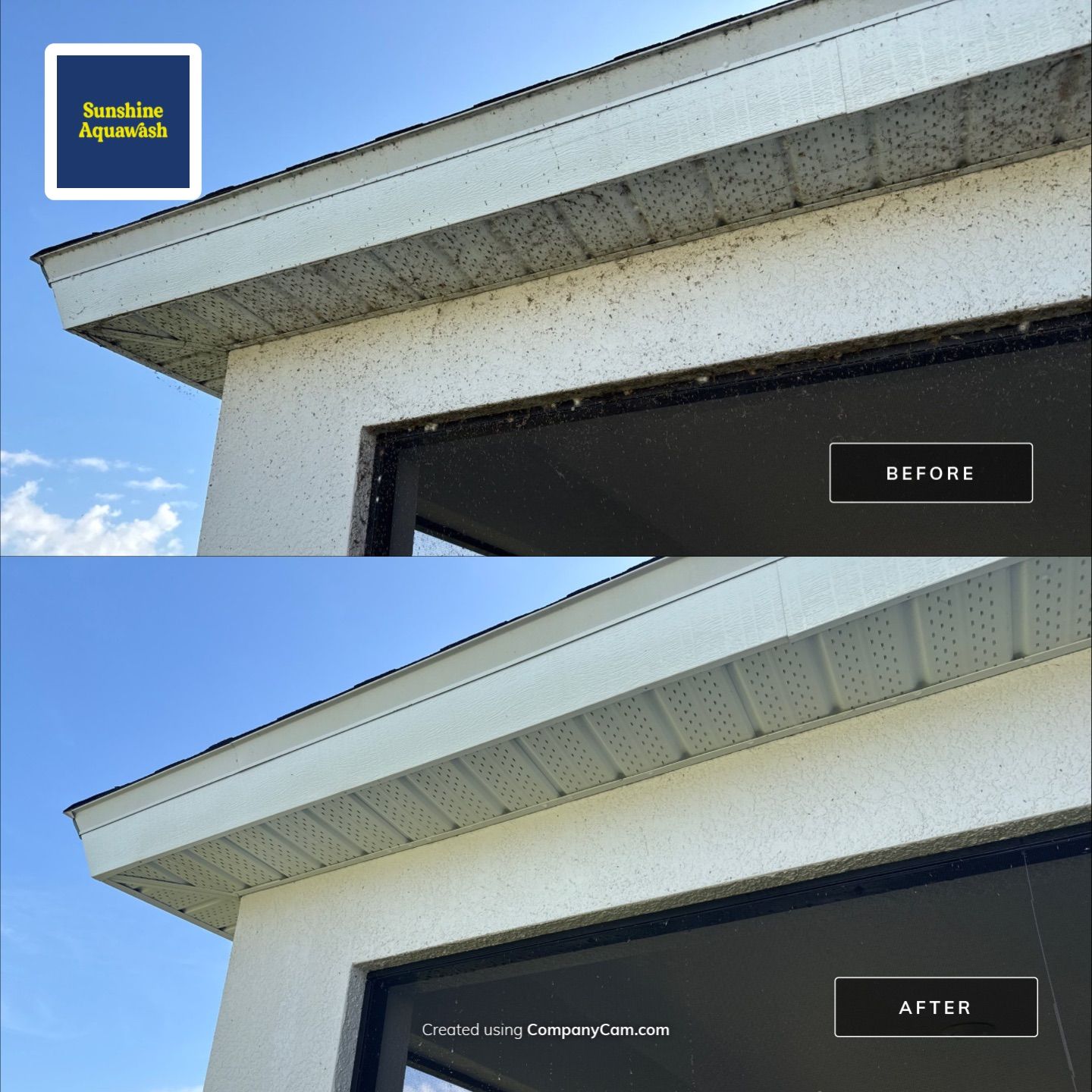 Spider Web Removal, House Wash & Lanai Cleaning in Apollo Beach, FL by Sunshine AquaWash