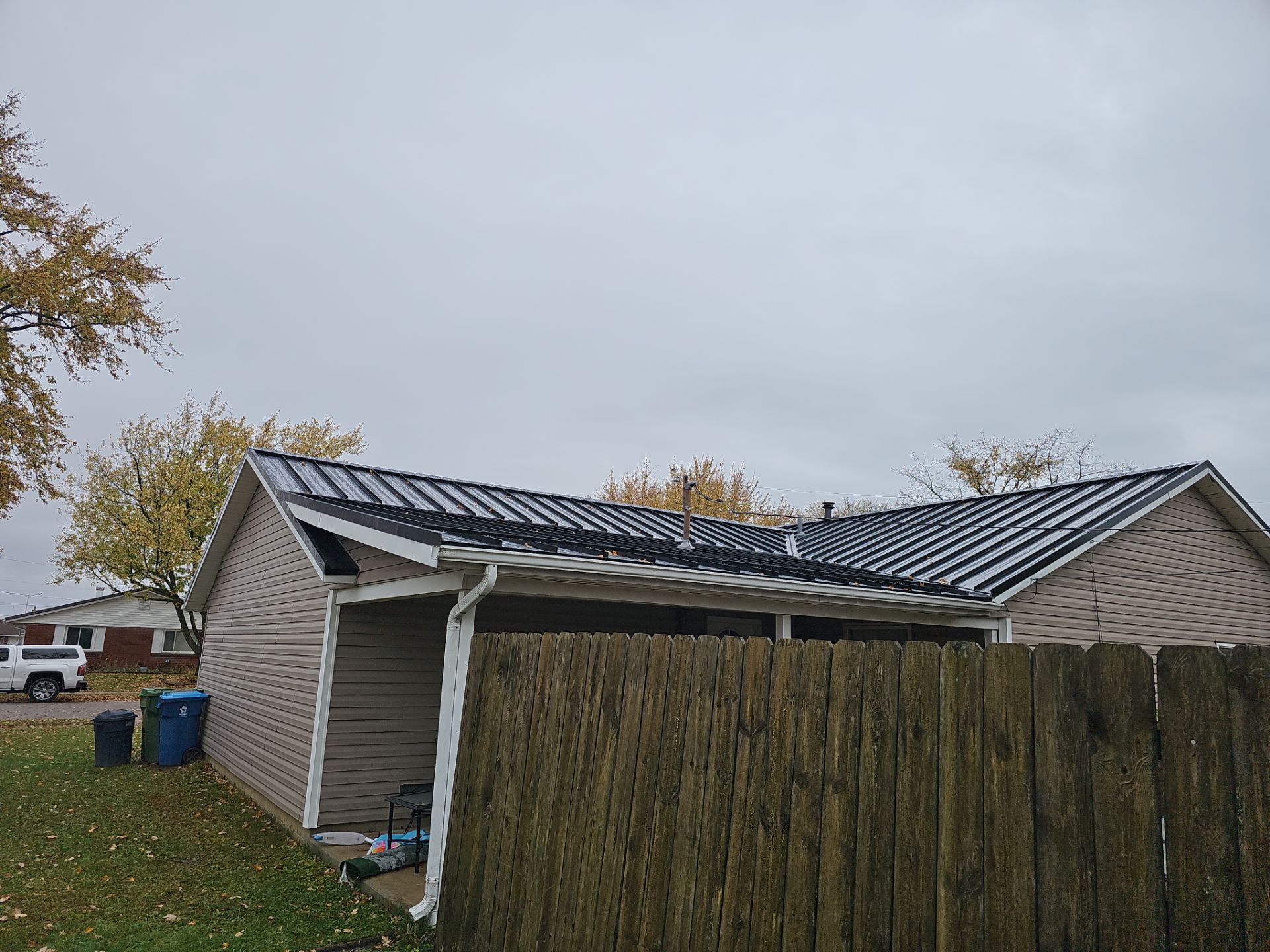 Residential Roofing Installation using Platinum Pro Standing seam  by Nitro Roofing and Construction