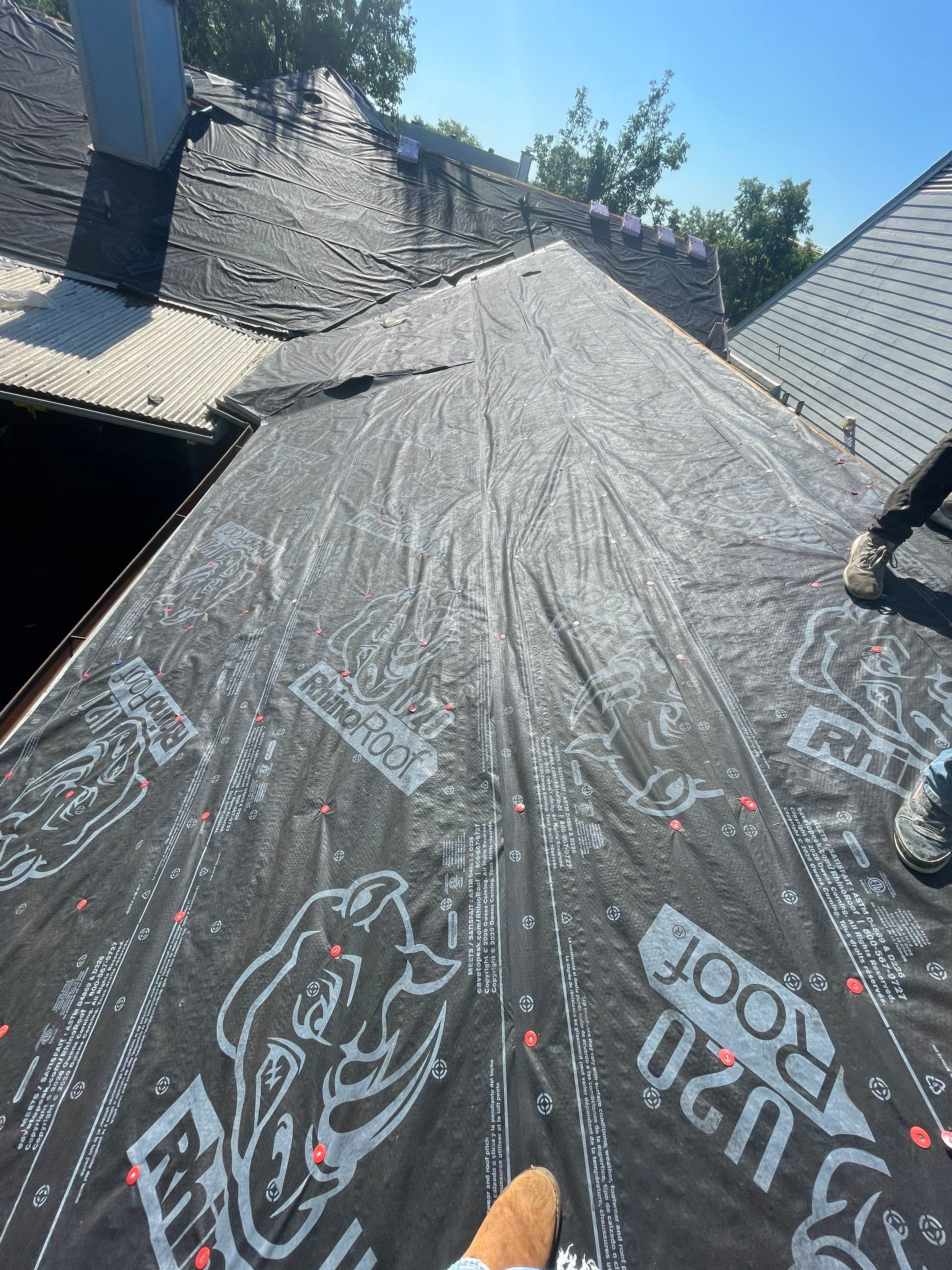 Paid for by Insurance Reroof. by Berry Good Roofing 