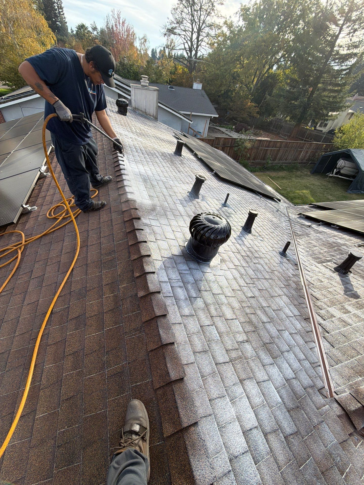 Roof Rejuvenation using Roof Maxx Treatment by Roof Maxx of Folsom