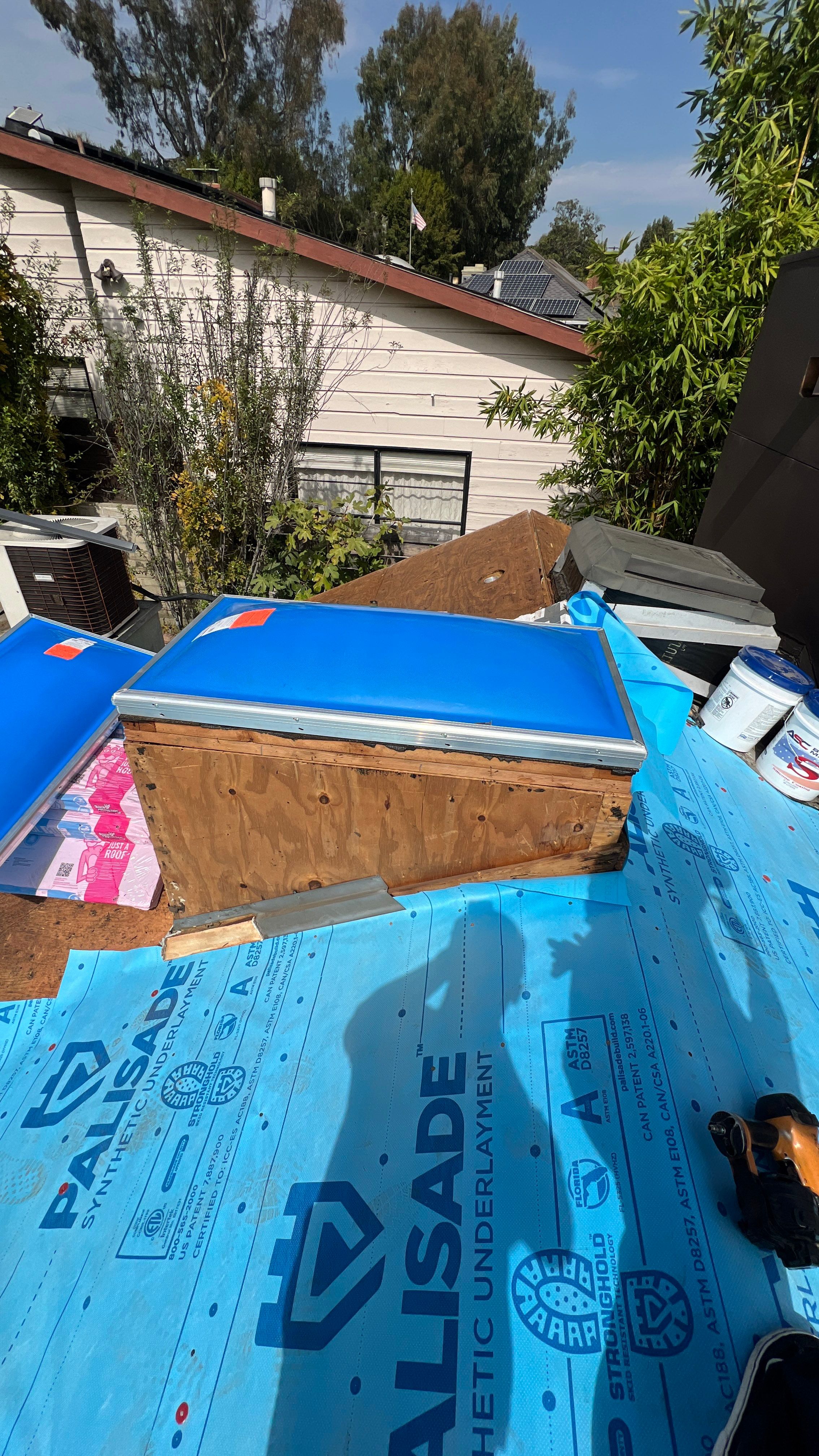 Residential Roofing Installation using Shingles and Silicone by Hull Brothers Roofing
