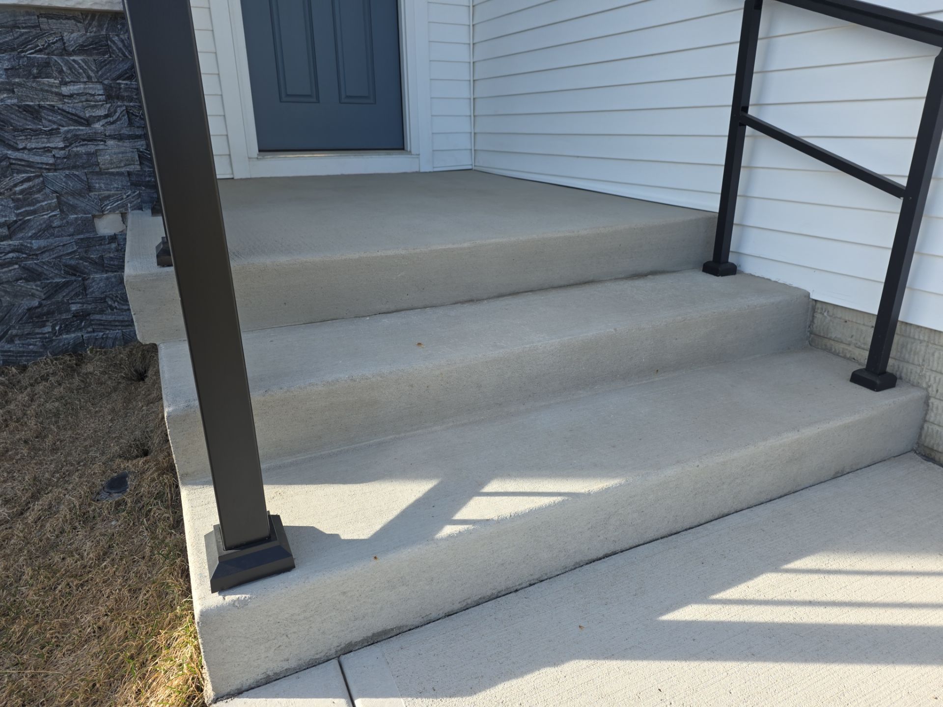 New Patio Upgrade! Transform Boring Patio Concrete To Curbside Appeal by Revival Concrete Coatings