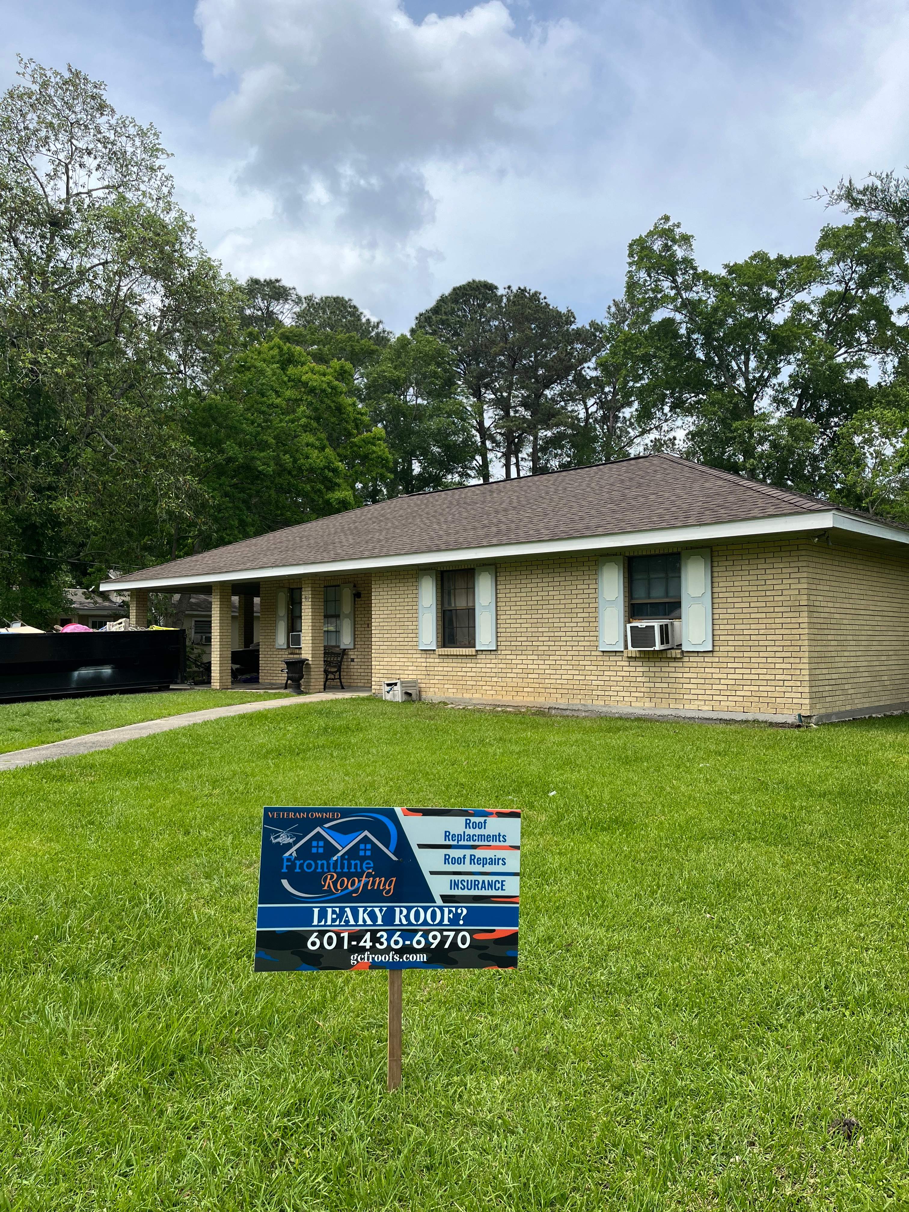 Carter ST Picayune, MS by Frontline Roofing