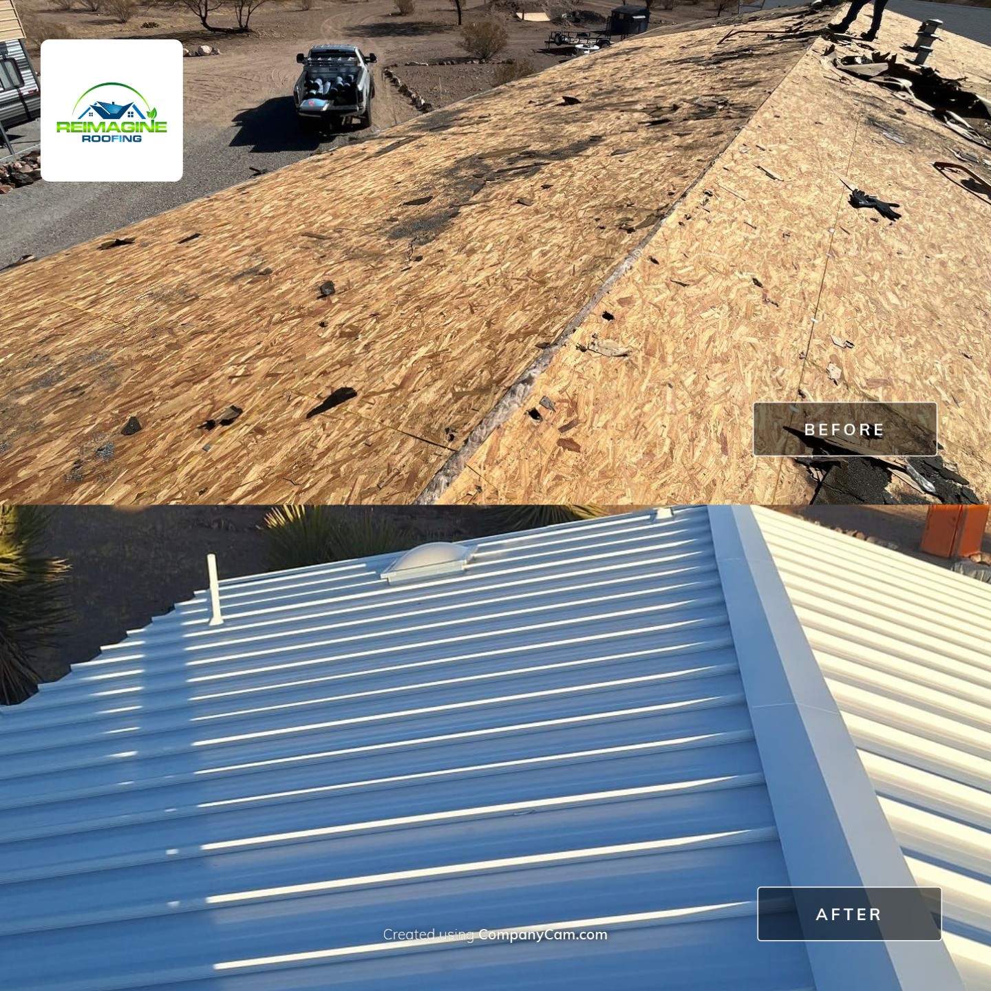 Polar White Standing Seam by Reimagine Roofing