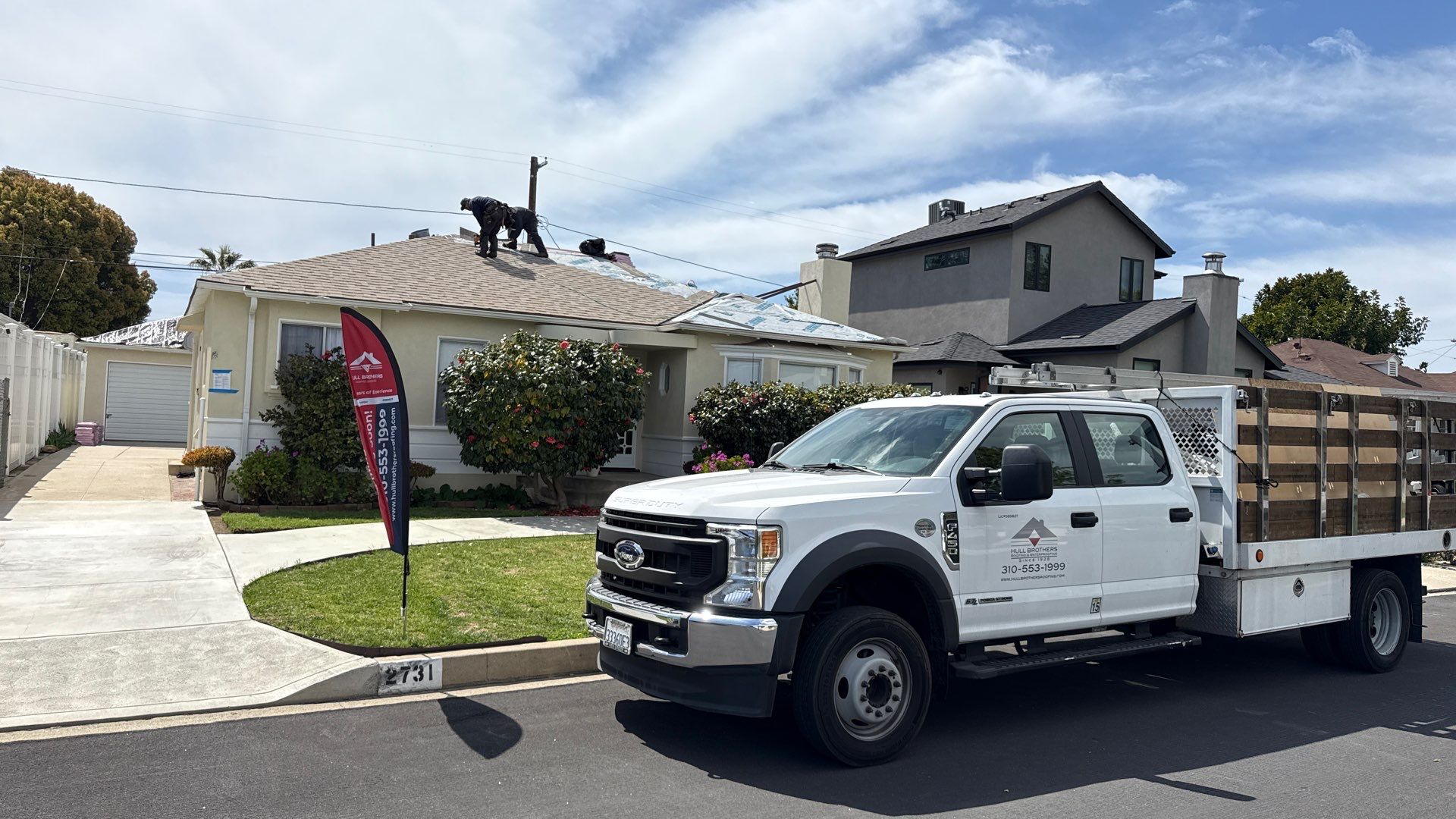 Residential Roofing Installation using Owens Corning Duration Cool Shingles by Hull Brothers Roofing