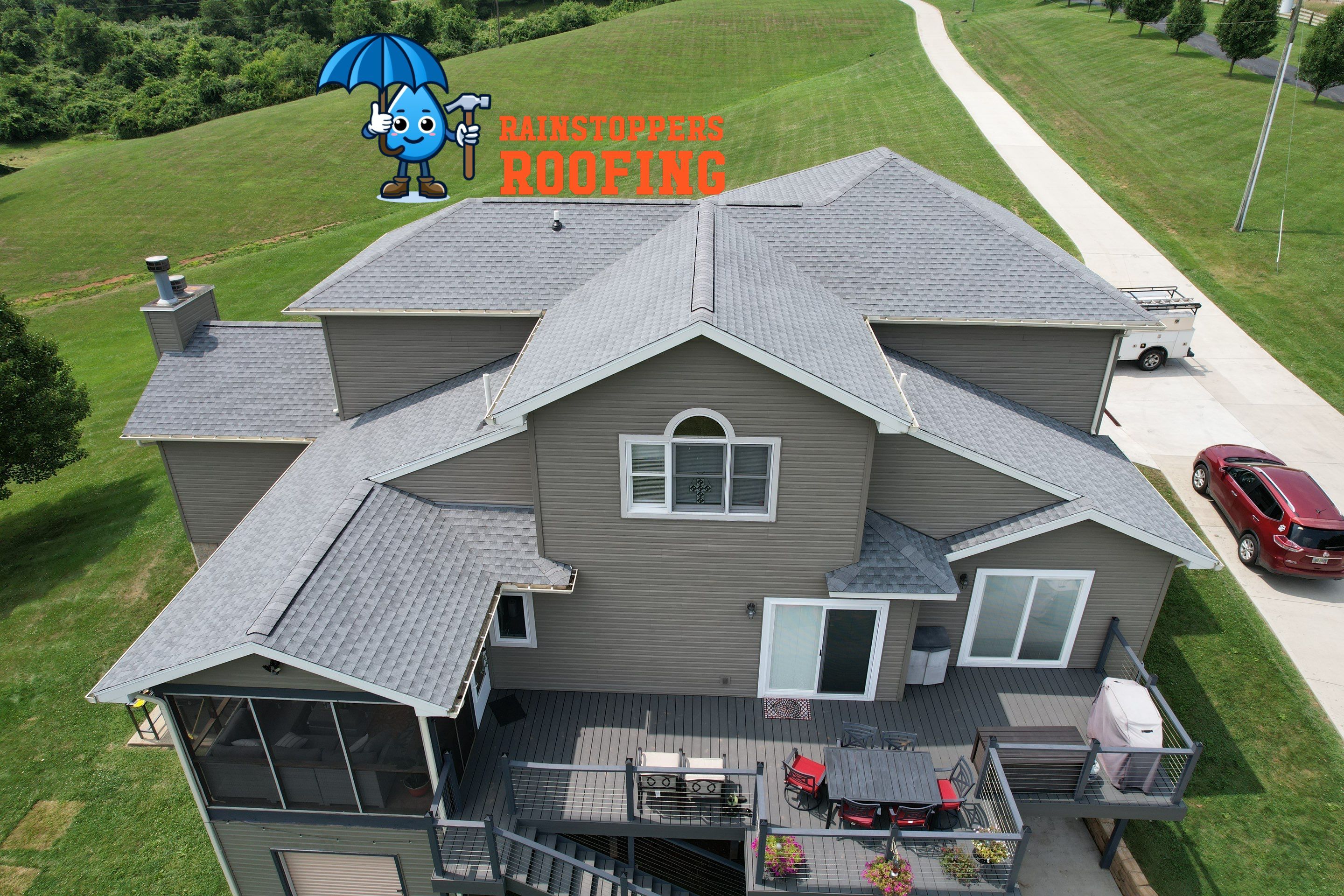 Residential Roofing Installation using GAF Timberline HDZ by Rainstoppers Roofing