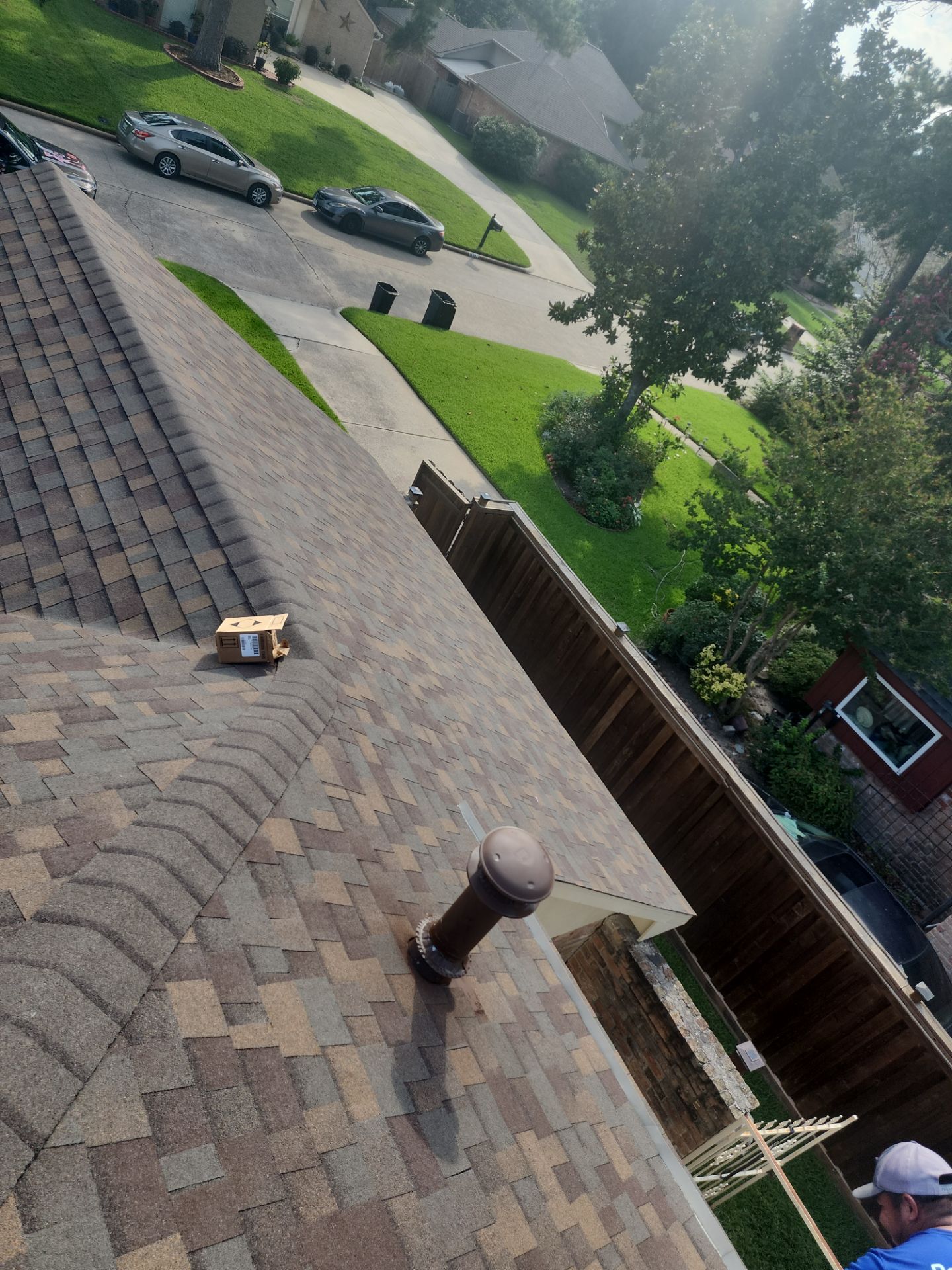 Residential Roofing Installation using Owen's Corning Duration (Lifetime) Shingles by Roof Repair Company