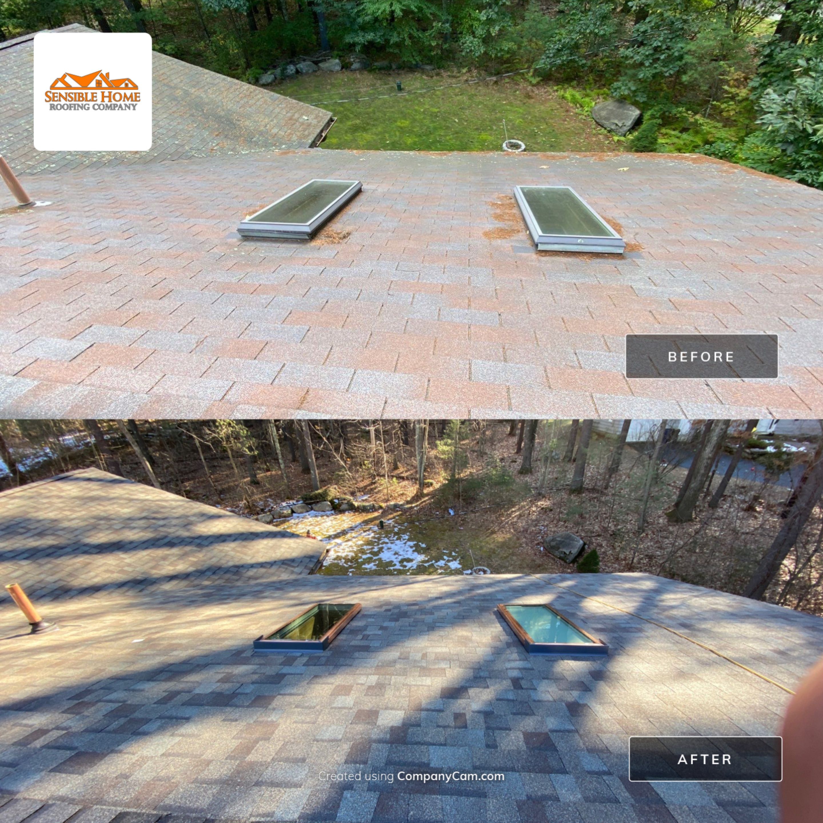 Residential Roofing Installation using Owens Corning TruDefinition by Sensible Home Solutions