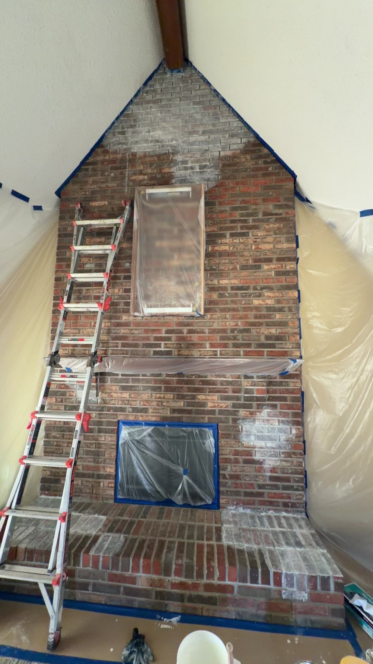 White Wash Brick by Pezley Painting