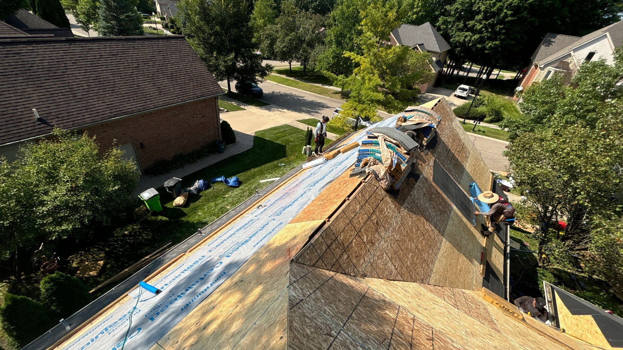 Roof Replacement using CertainTeed Landmark by 180 Contractors