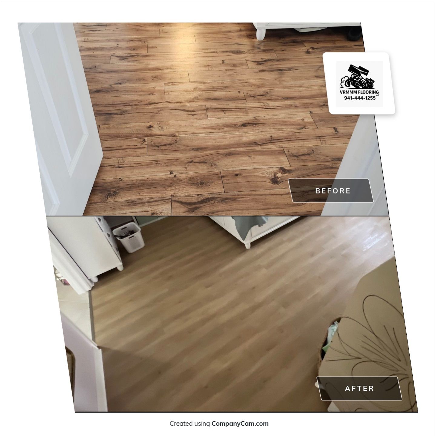 LVP Install in whole house by Vrmmm Flooring