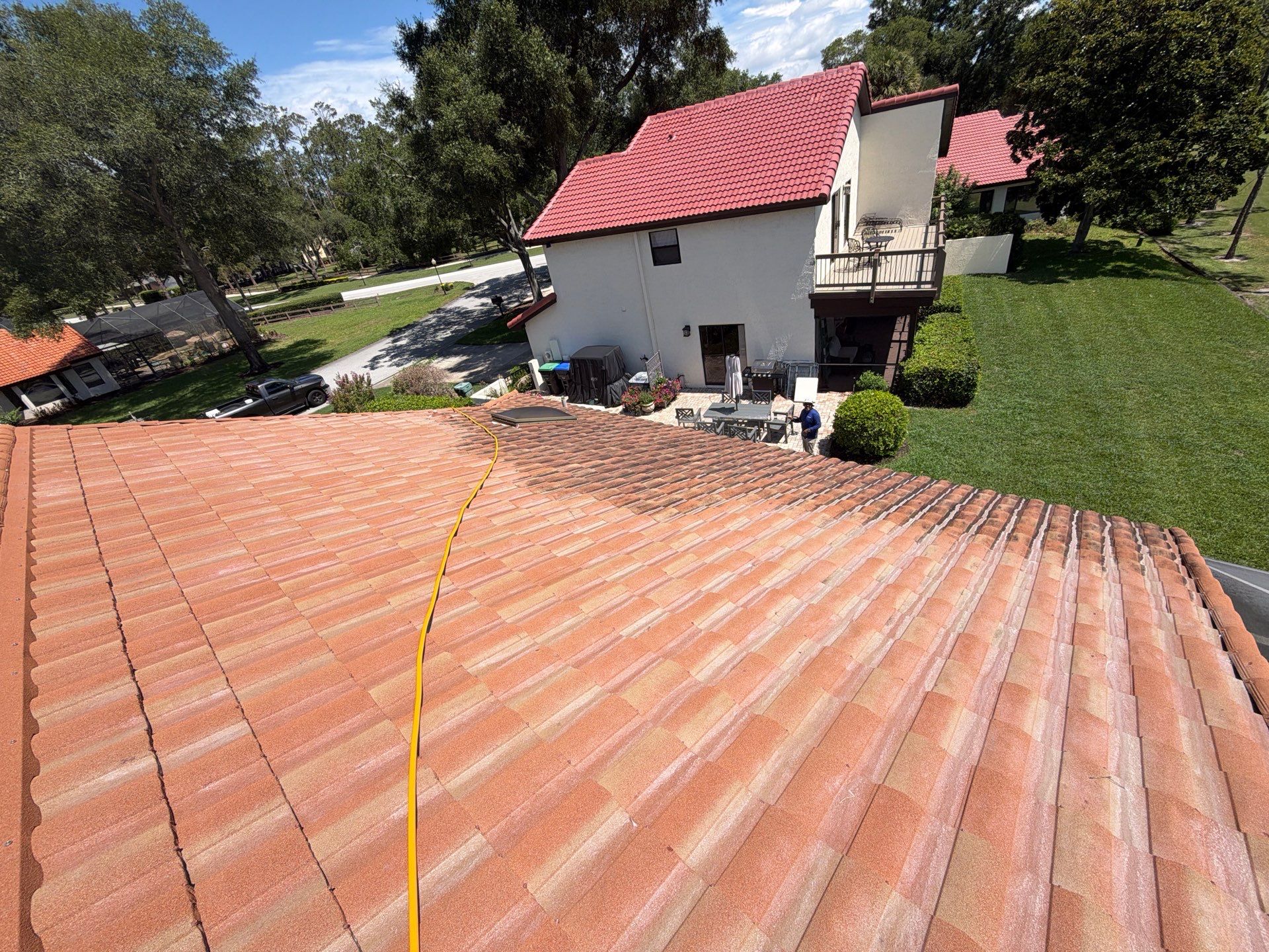 Tile Roof Cleaning in Orlando by Mallard Systems