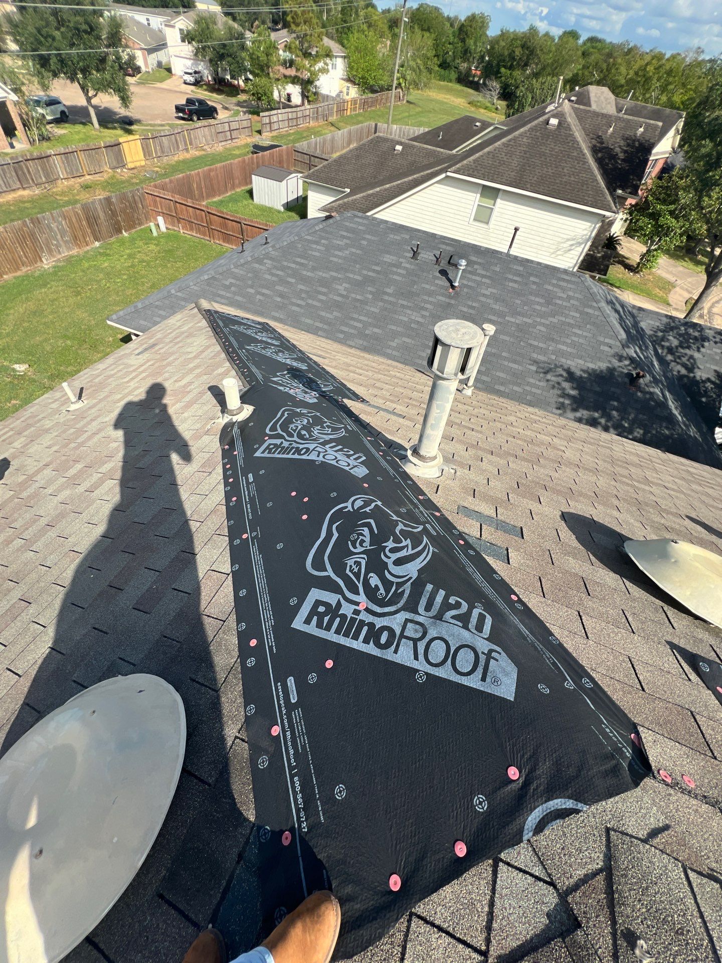 Residential Roofing Repair using Owen's Corning Duration (Lifetime) Shingles by Roof Repair Company