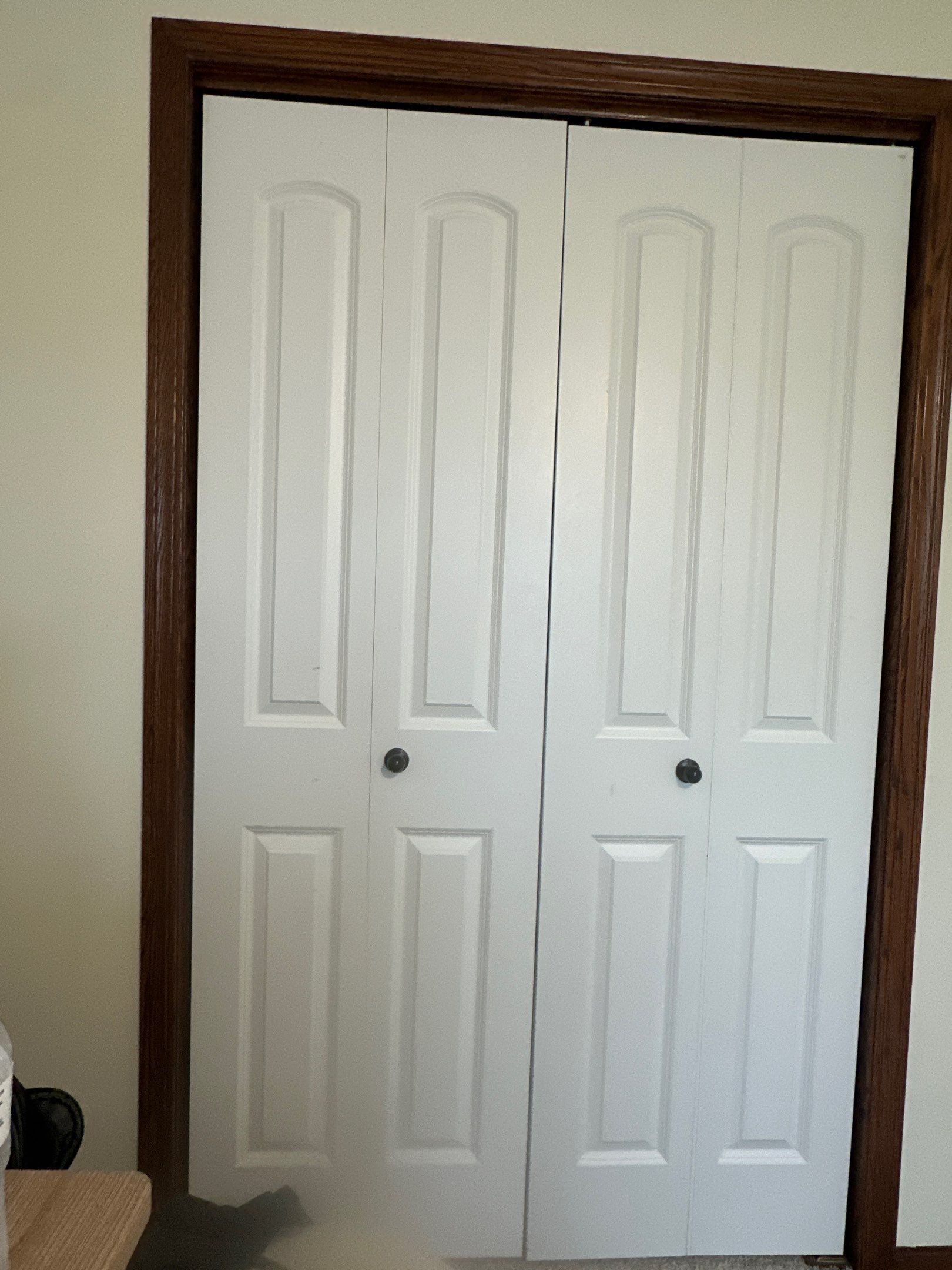 Home Office Remodel Featuring Custom Cabinetry and Dark Wood Trim by CompanyCam Sales Demo