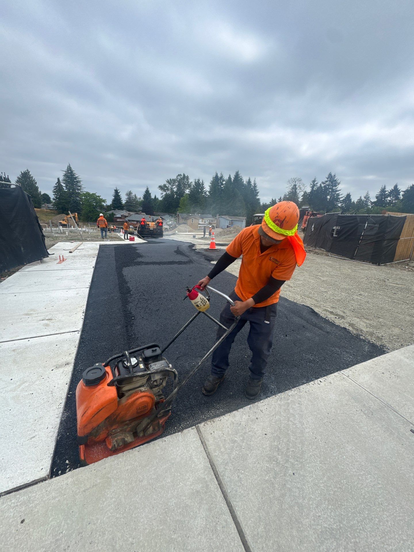 Asphalt Road Repair in Neighborhood  by Jireh Asphalt & Concrete Inc 