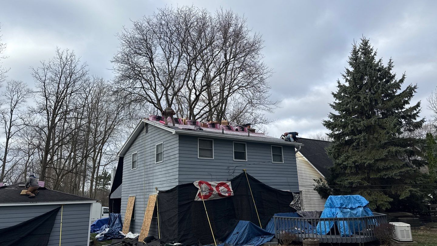 Roof Replacement using Owens Corning Estate Gray by 180 Contractors
