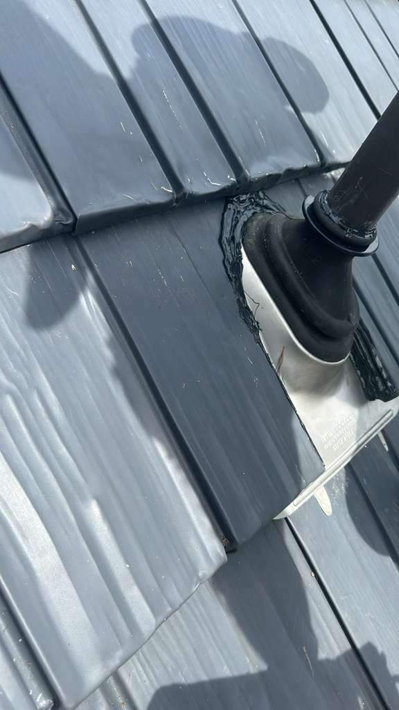 Vent Pipe Flashing Replacement + Antenna Bracket Relocation by Mighty Dog Roofing of Greater Middlesex County
