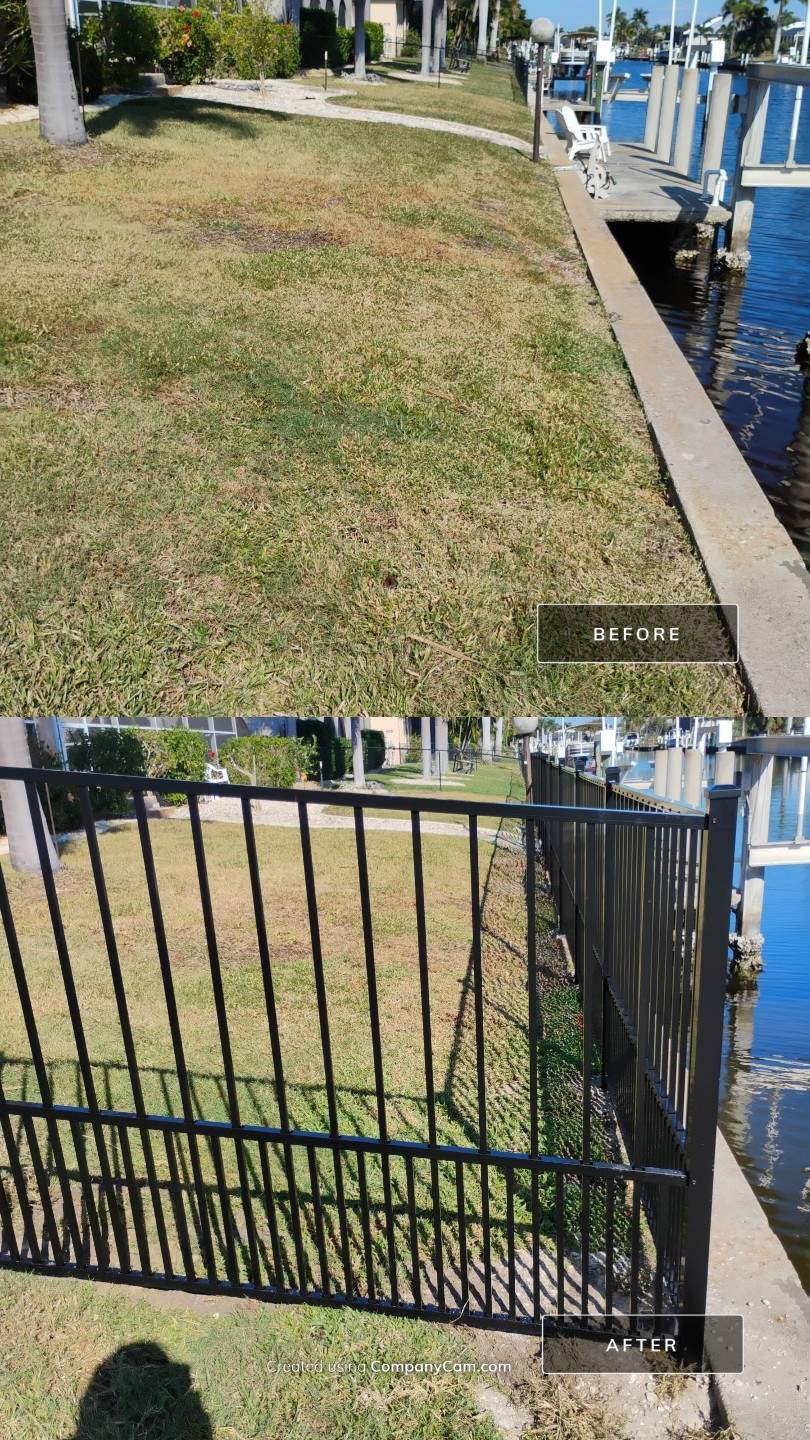 Puppy Picket Aluminum Fence in Punta Gorda by True Fence LLC