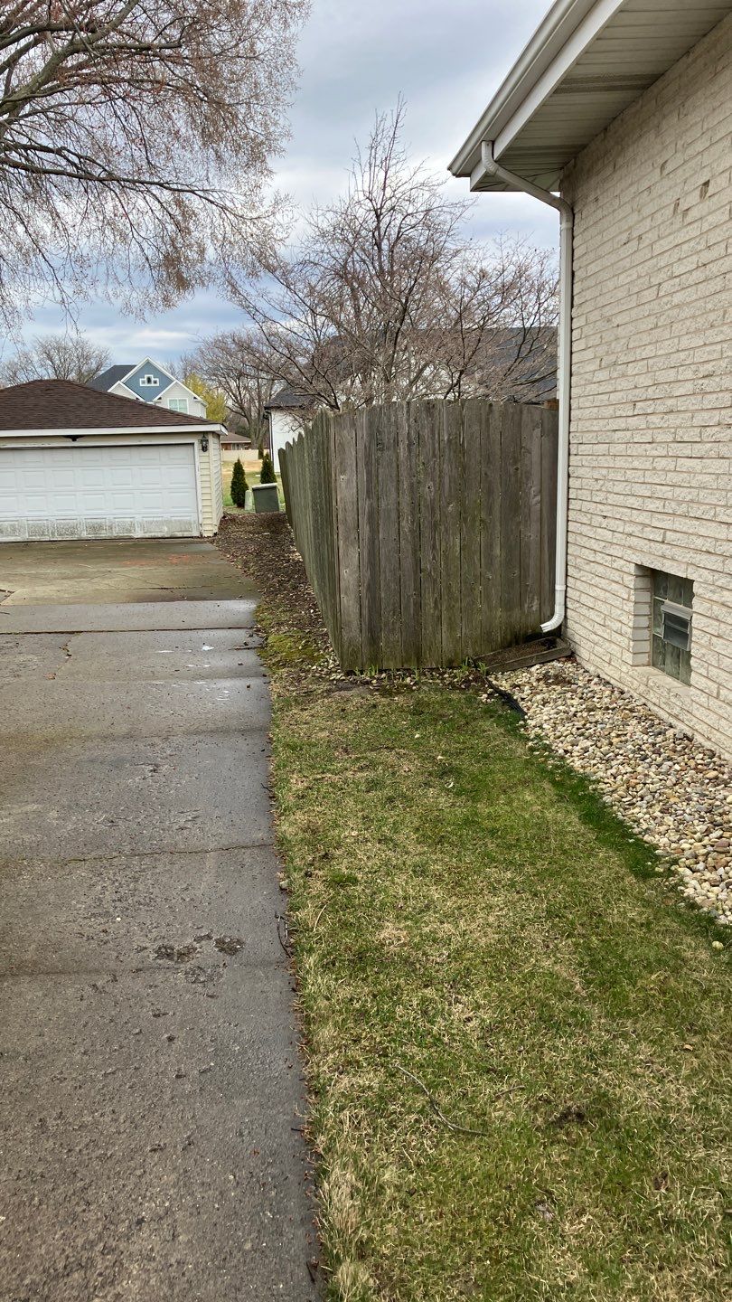 Vinyl Fence Installation in Backyard by Kraz Construction