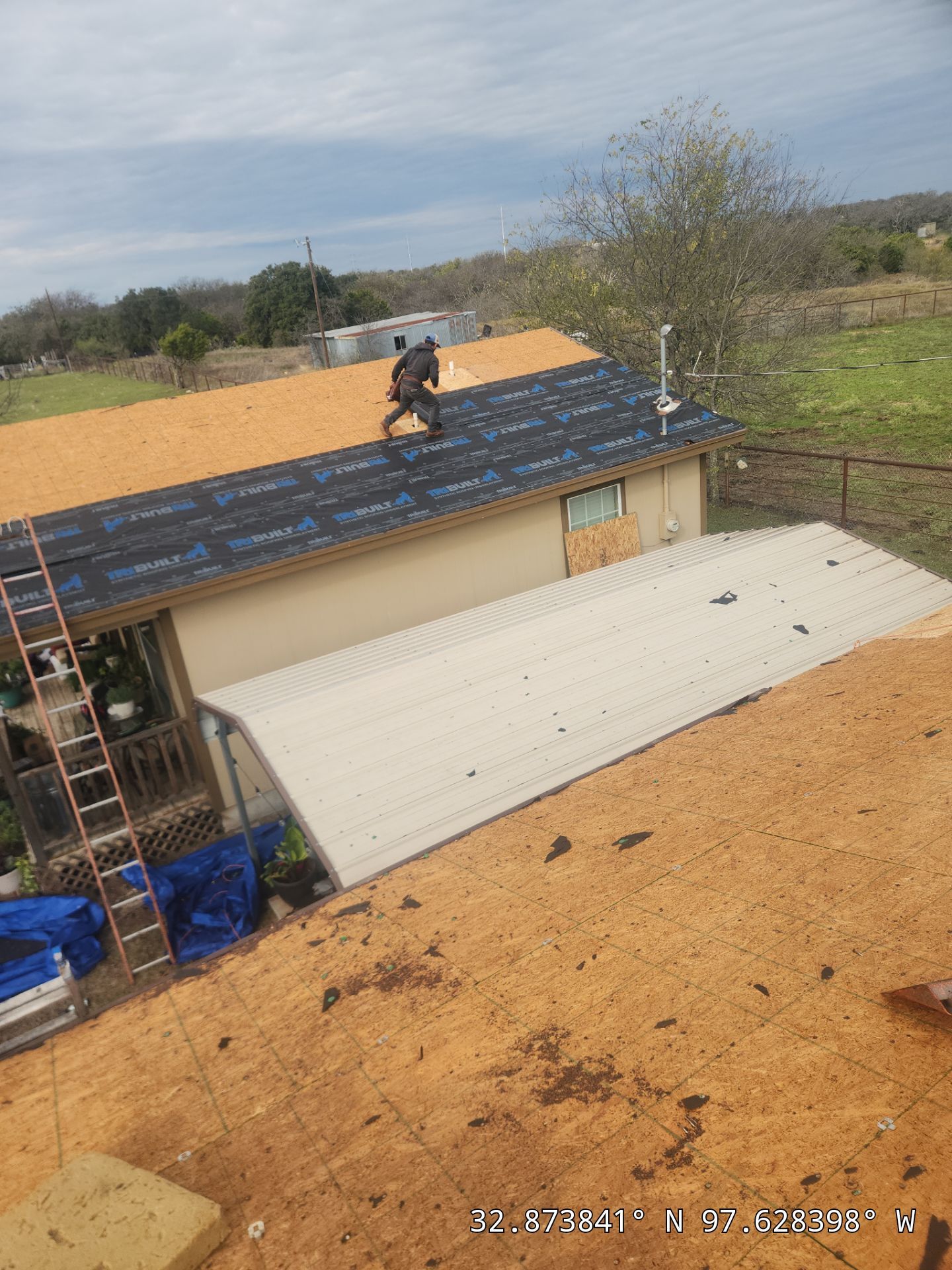 Project in Weatherford by Lonestar Roofing and Restoration LLC.