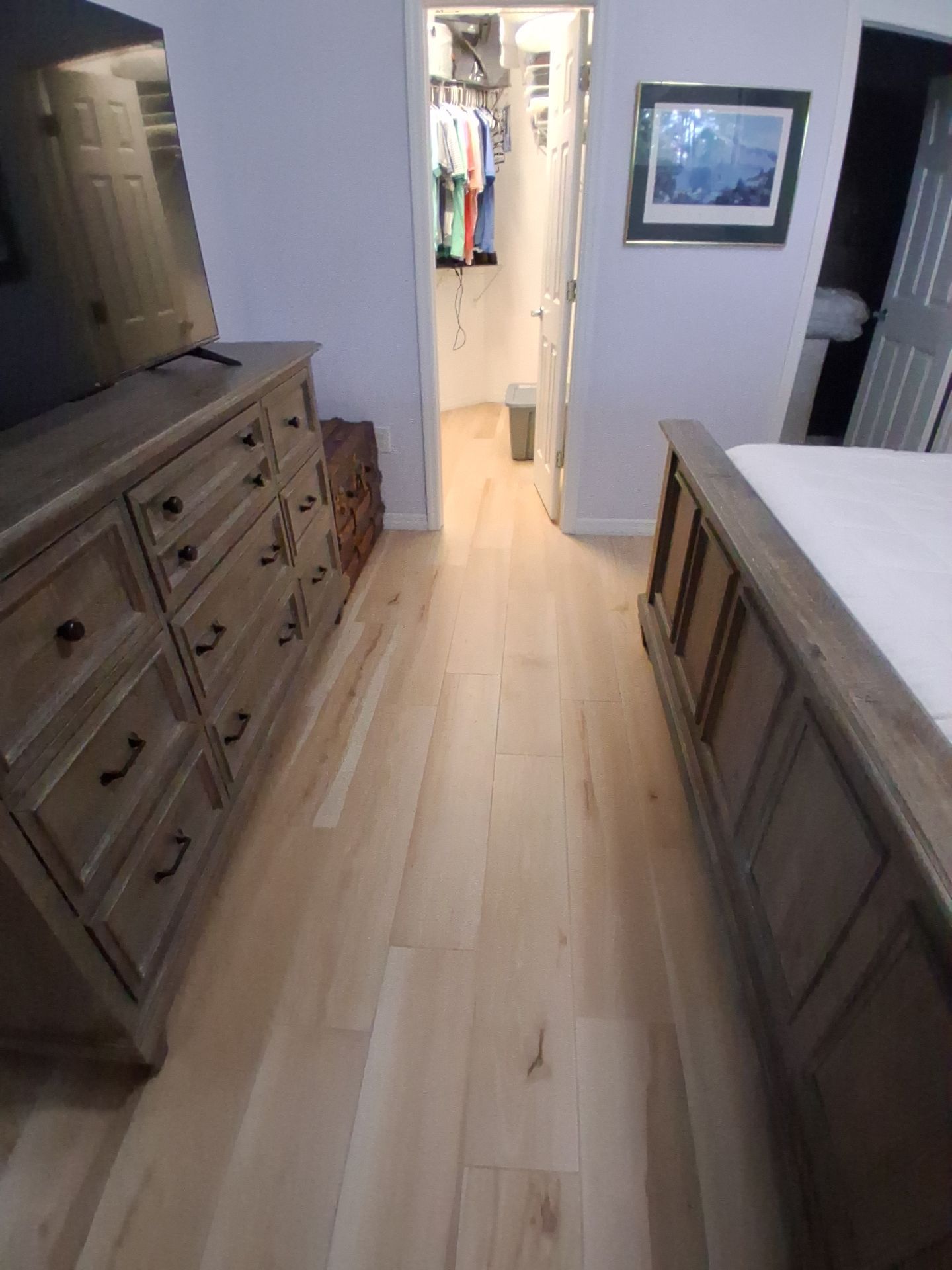 Bedroom LVP by Vrmmm Flooring