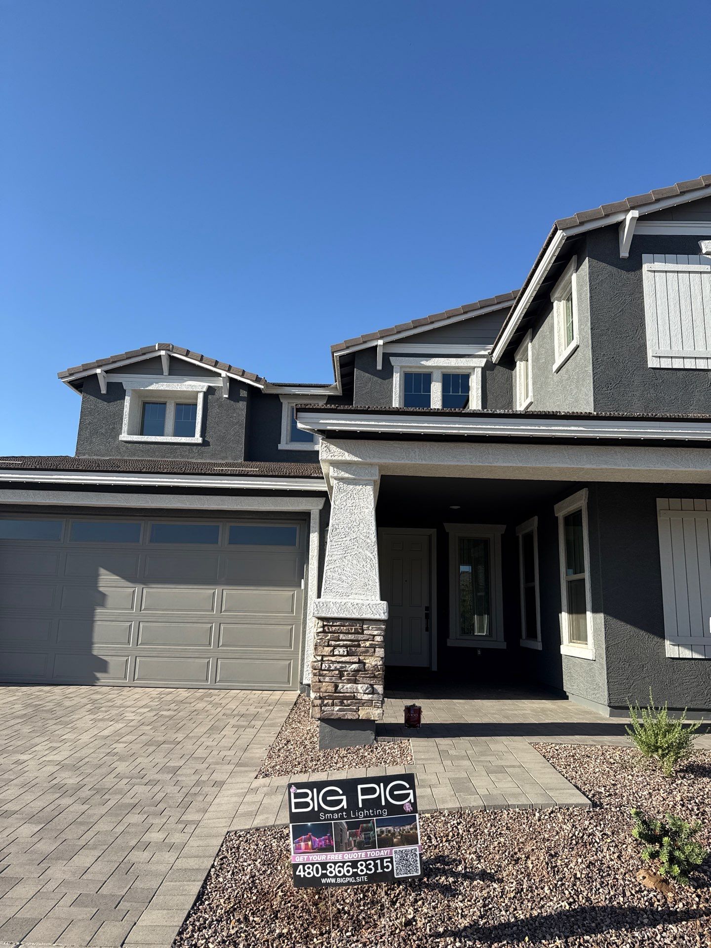 Project in Queen Creek by Big Pig Smart Lighting