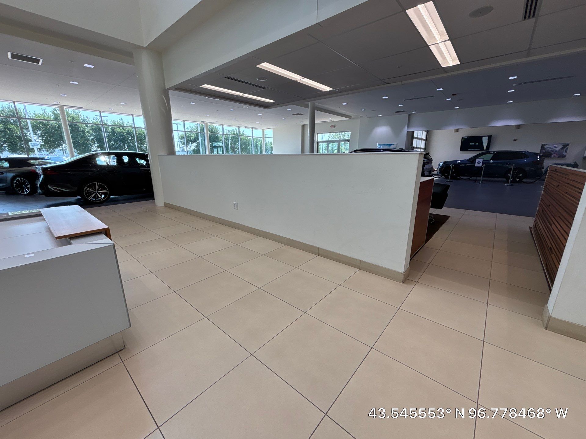 Interior Painting and Drywall Patching for Sioux Falls Commercial Showroom by Select Painting, Coatings & Garage Cabinets