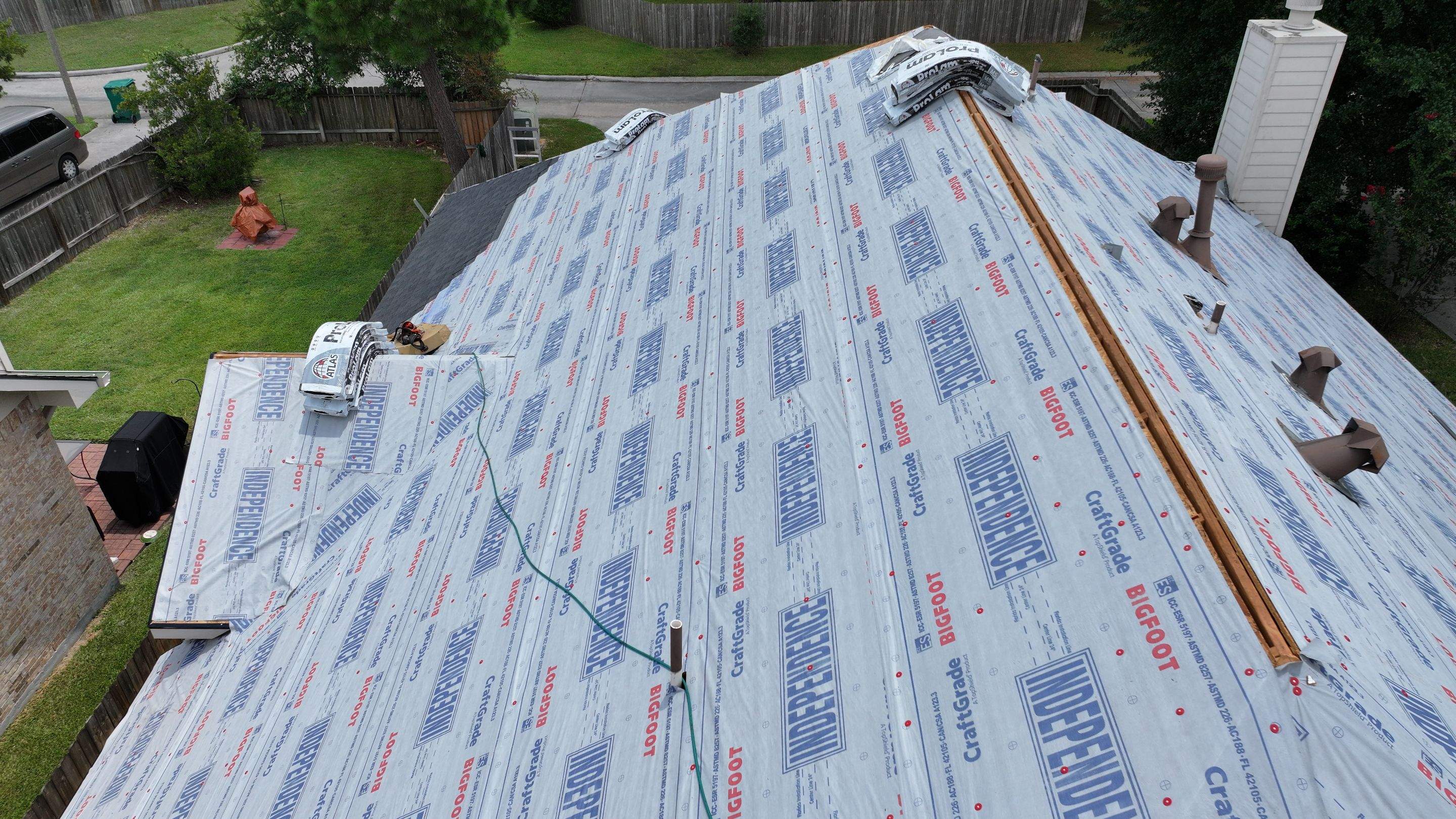 Complete Roof Replacement — The Woodlands, TX by PL Roofing & SB Roofing, LLC.