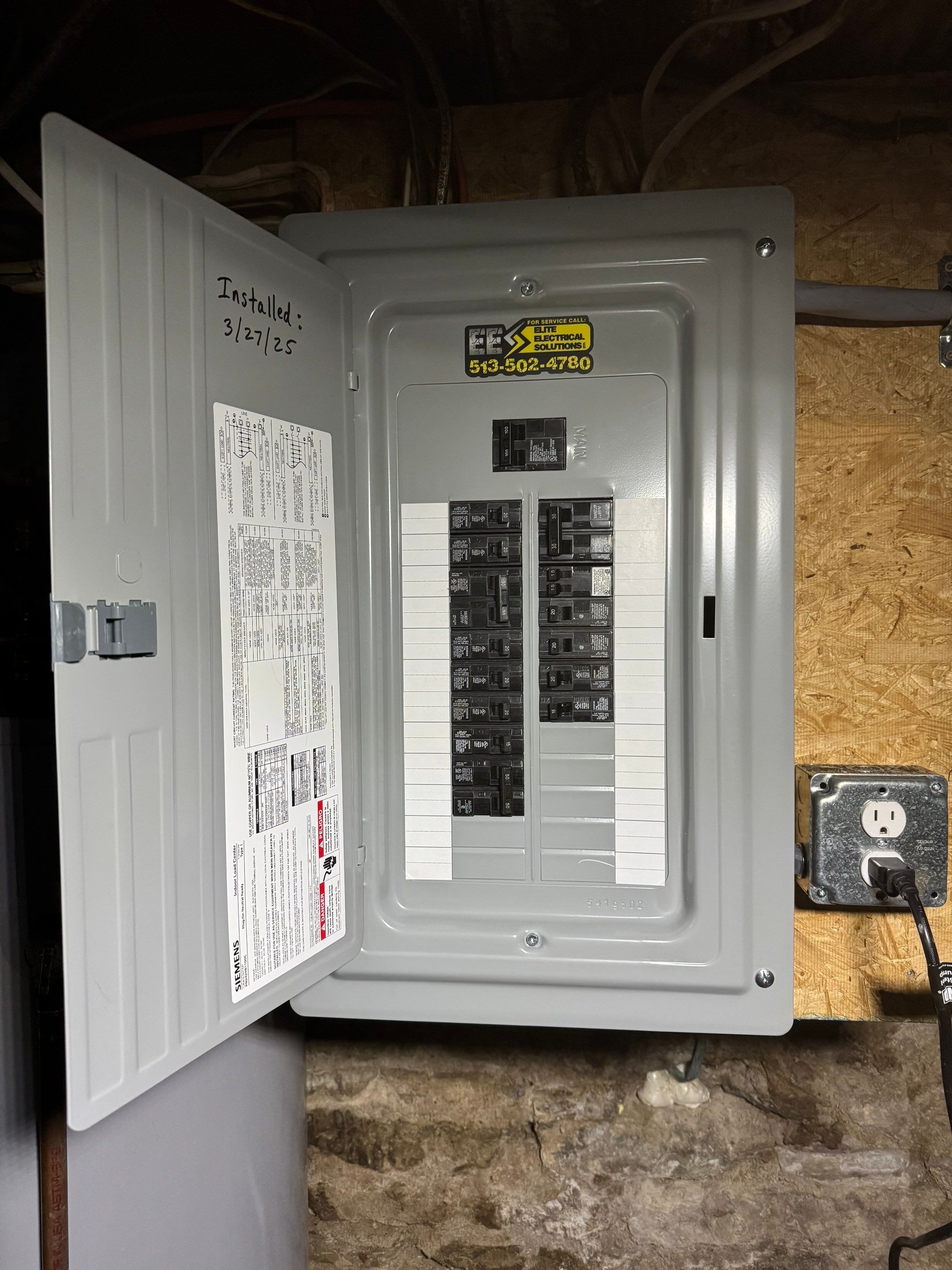 Panel Upgrade by Elite Electrical Solutions LLC