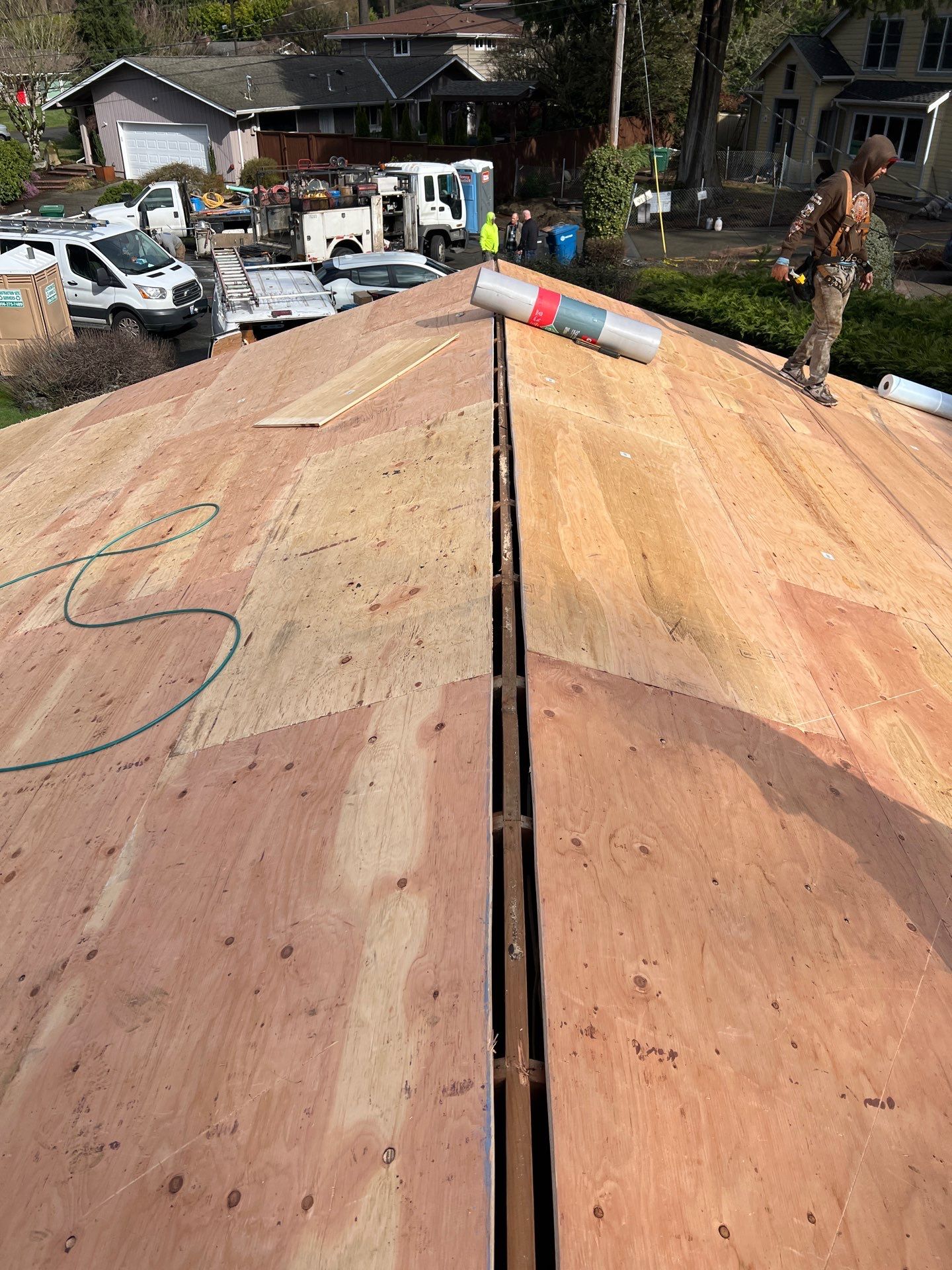 Residential Roofing Installation using GAF HDZ Shingles by Roofing Formula LLC