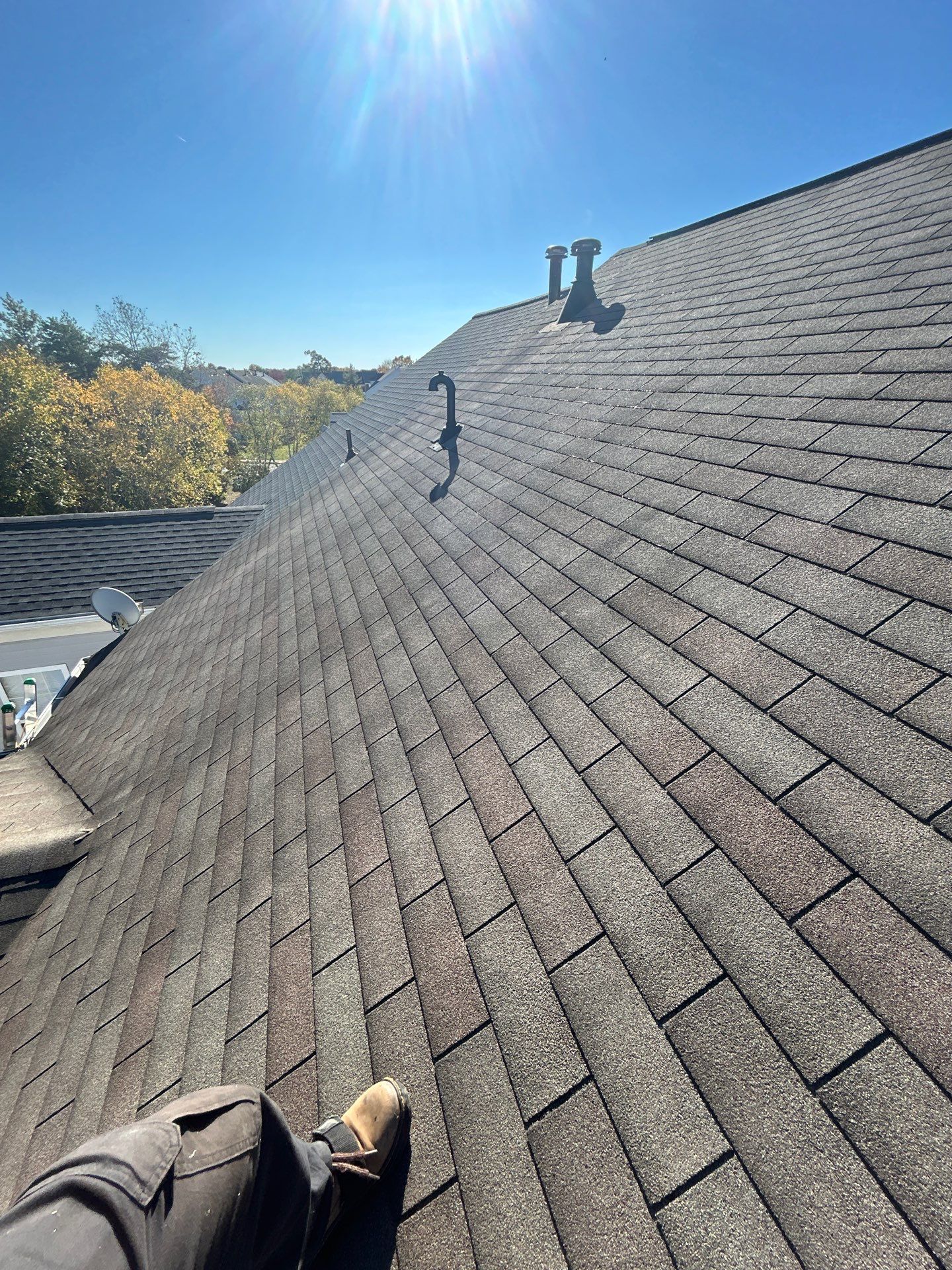 Bristow: Residential Roof Replacement with CertainTeed Landmark Pro in Max Def Colonial Slate by RM Banning, Inc.