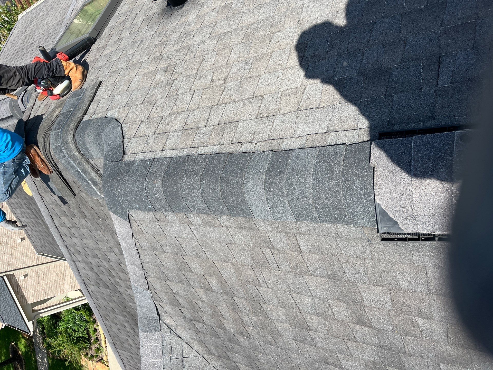 Hail Damage using Owen's Corning Duration (Lifetime) Shingles by Roof Repair Company