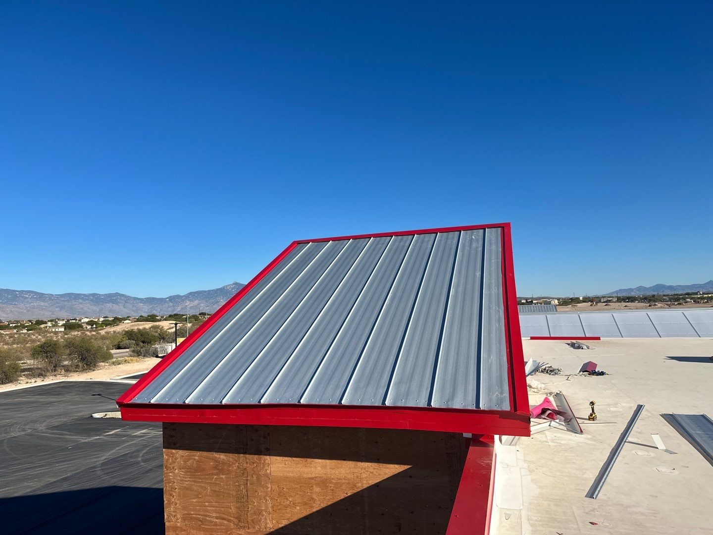 Galvanized Silver Exposed Fastener by Reimagine Roofing