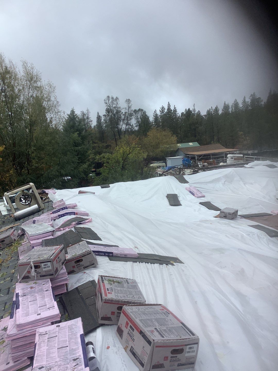 Residential Roofing Installation using Owens Corning Roofing Shingles by Byers Enterprises 