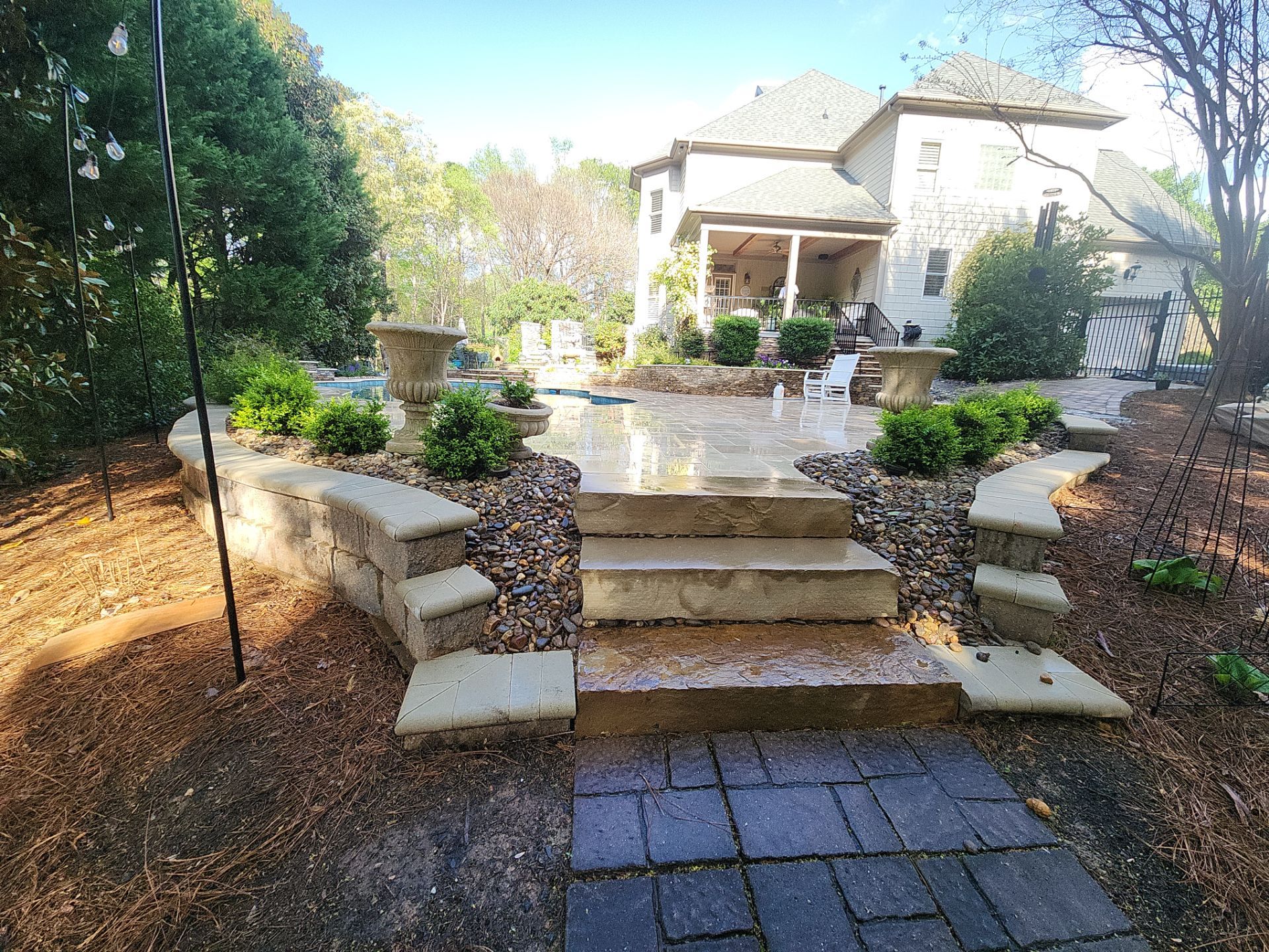Stone using Concrete Sealant by DuraSeal