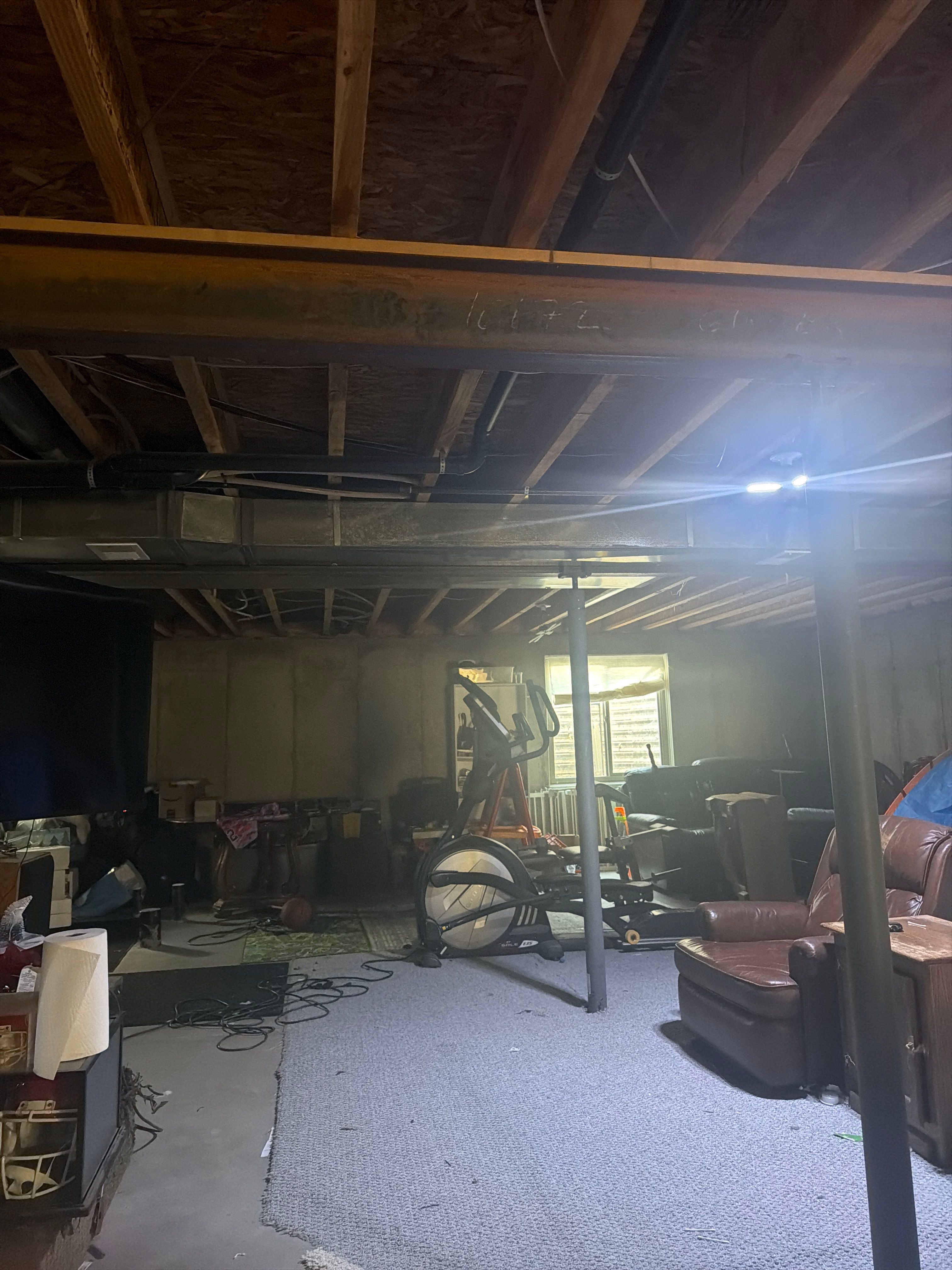 Mead Basement Renovation with HVAC and Electrical Rough-In Work by CompanyCam Sales Demo