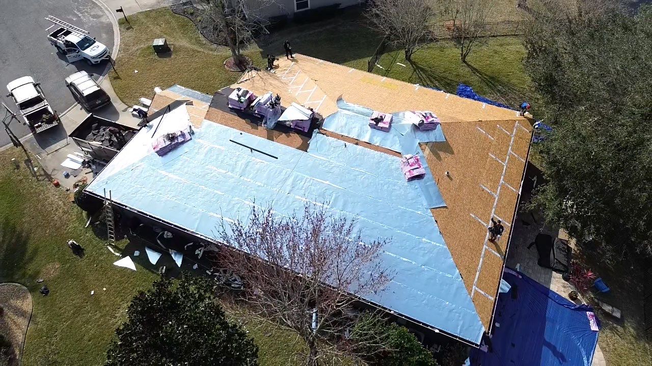 Residential Roofing Installation using Owens Corning TruDefinition Duration Shingles by Galaxy Builders, Inc.