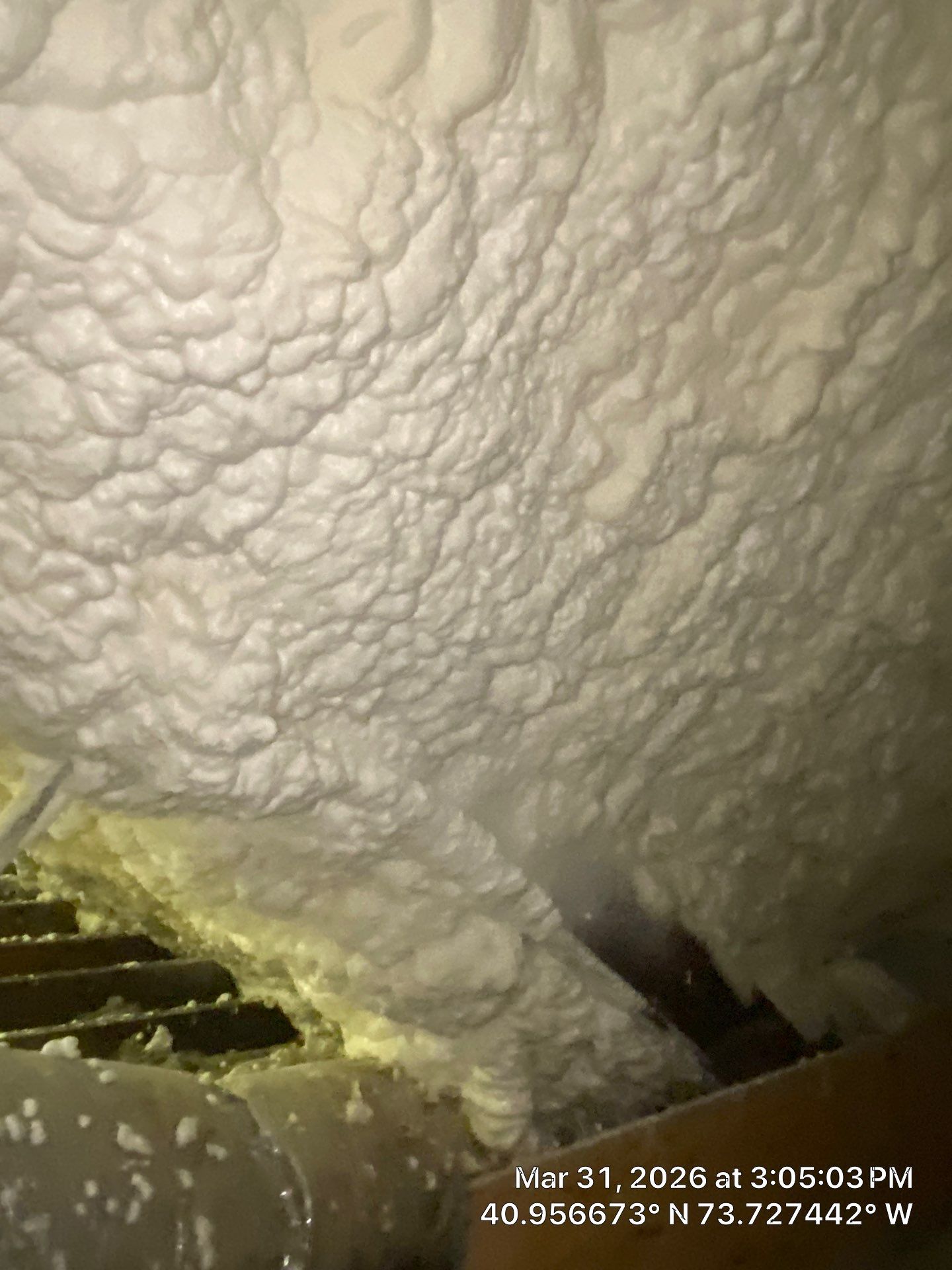 Attic Insulation using open cell spray foam by NYS Foam & Energy