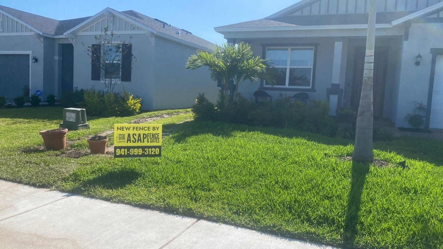 Bradenton, FL  6 ft. Tall Tan Vinyl Privacy Fence by Asap fence and gates, LLC
