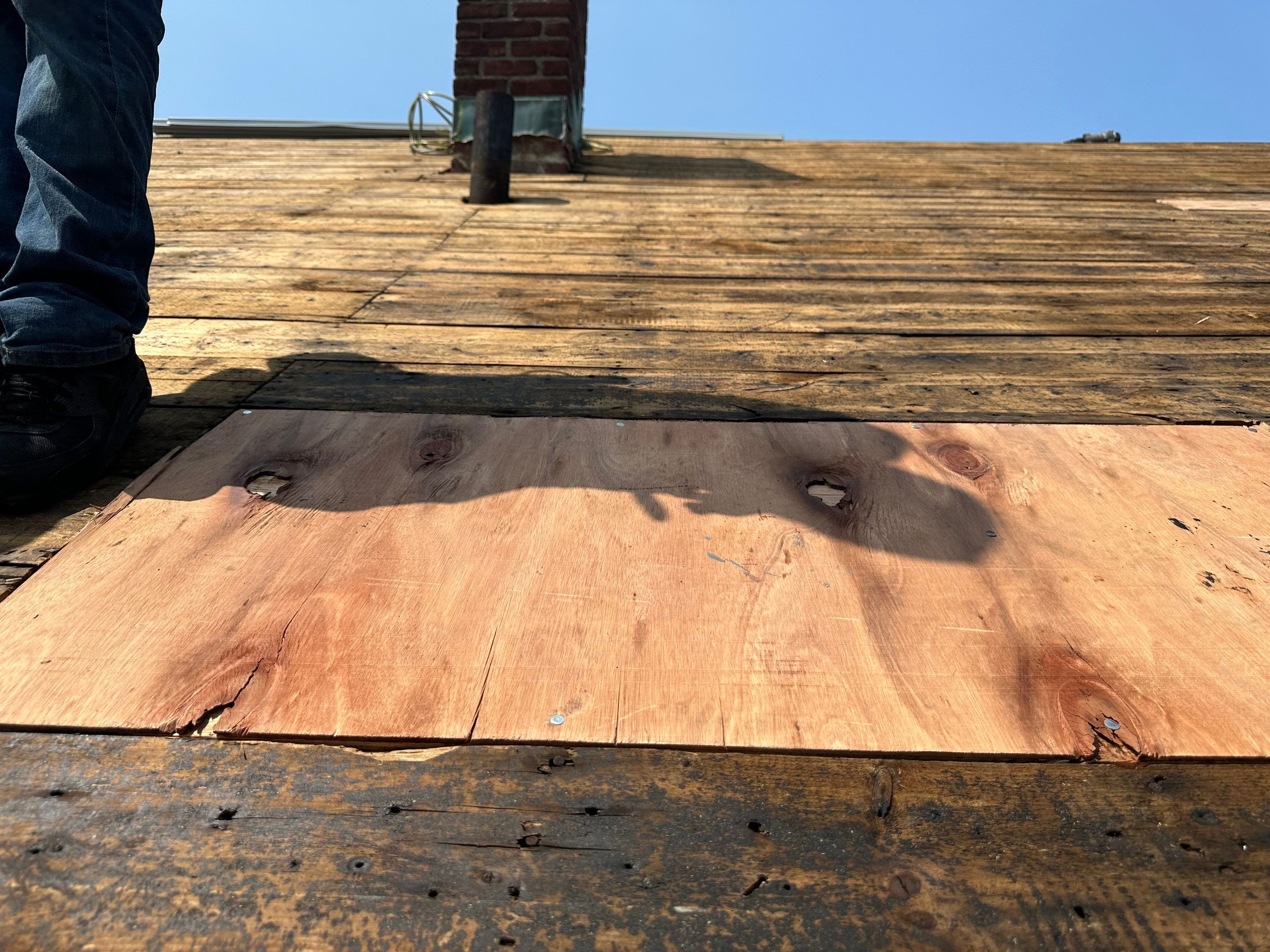 Commercial Roofing Installation using Owens Corning TruDefinition  Midnight Plum by A Plus Exterior