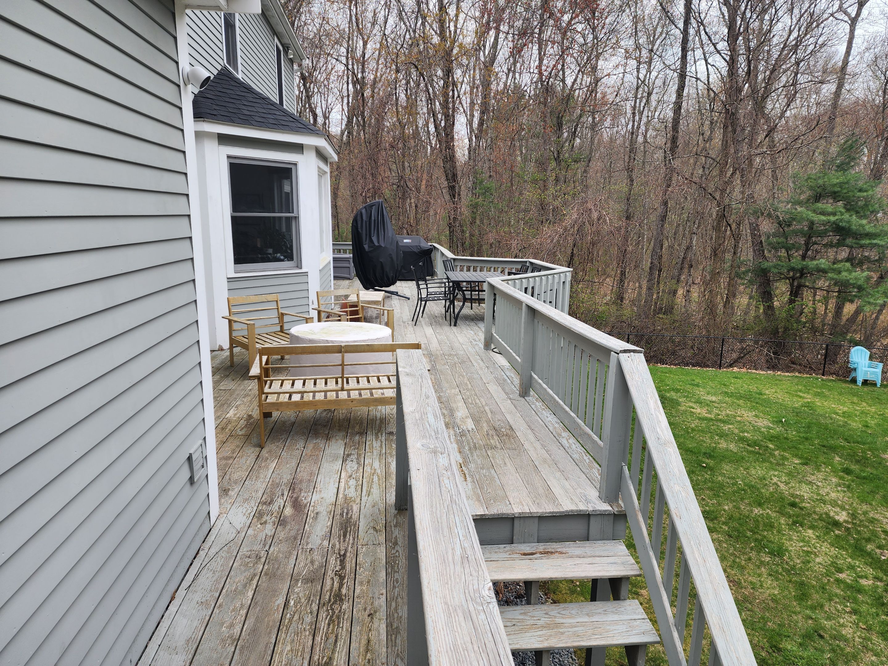 Deck refacing project in Framingham, MA by UBrothers Construction