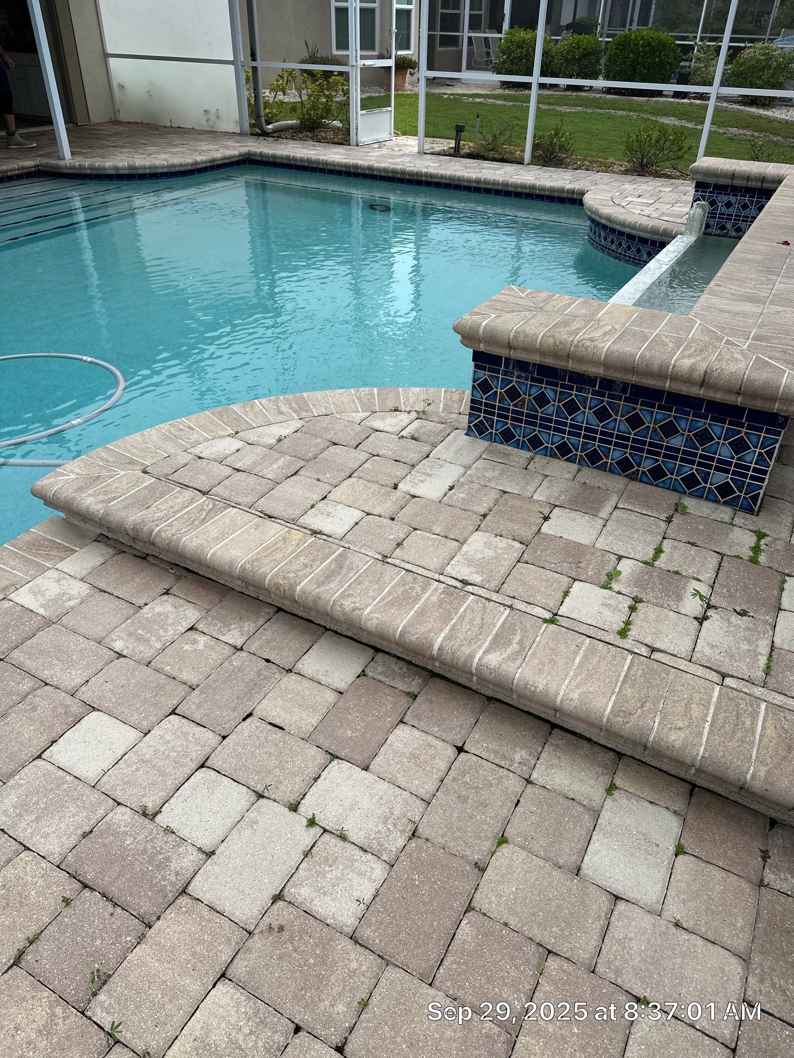 Sun City Center Paver Stripping and Sealing for Pool Deck by Supreme Paver Experts