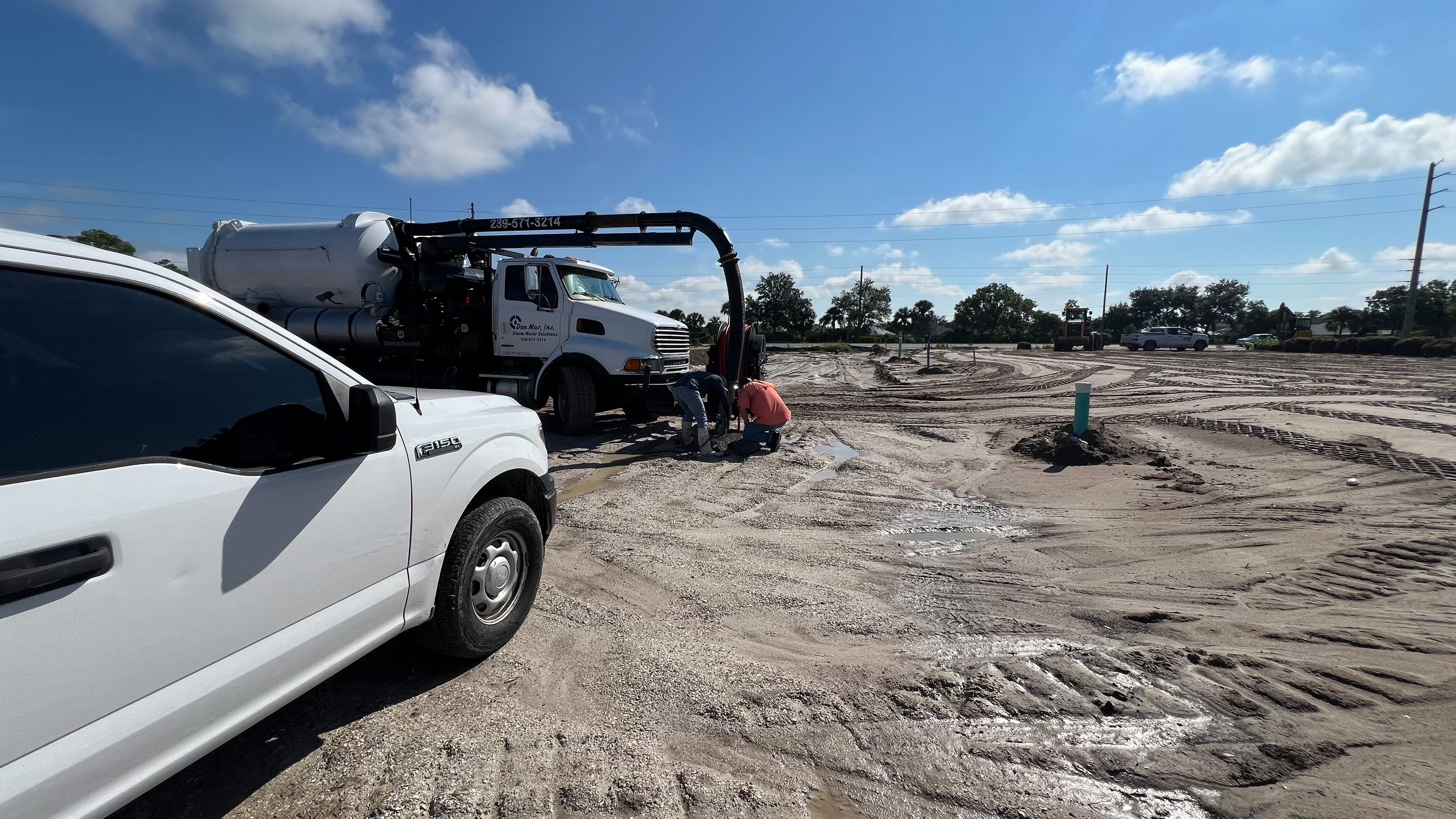 New Community Construction Sewer System Cleaning by APS Power & Water