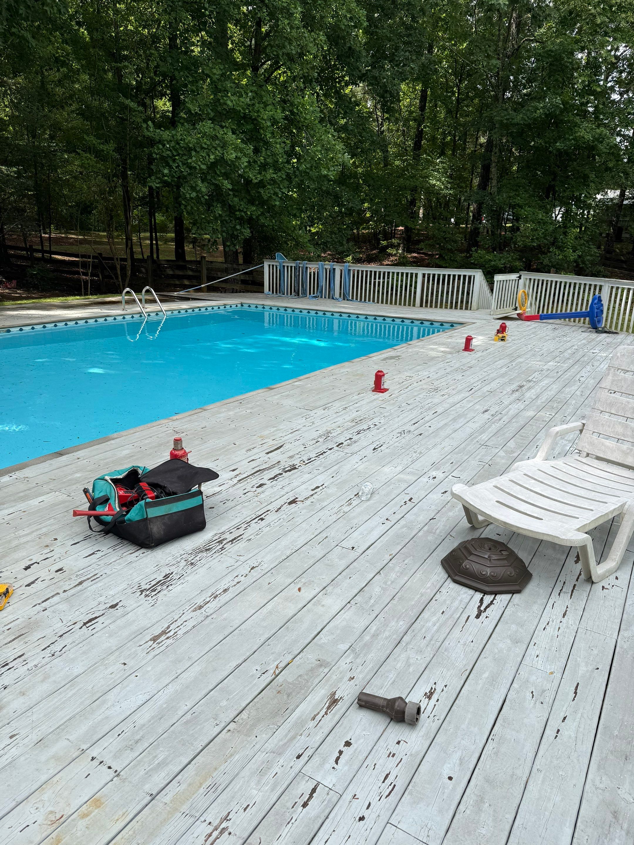 Pool Deck Repair & Misc. Wood Repairs by PGP Surface Solutions, LLC