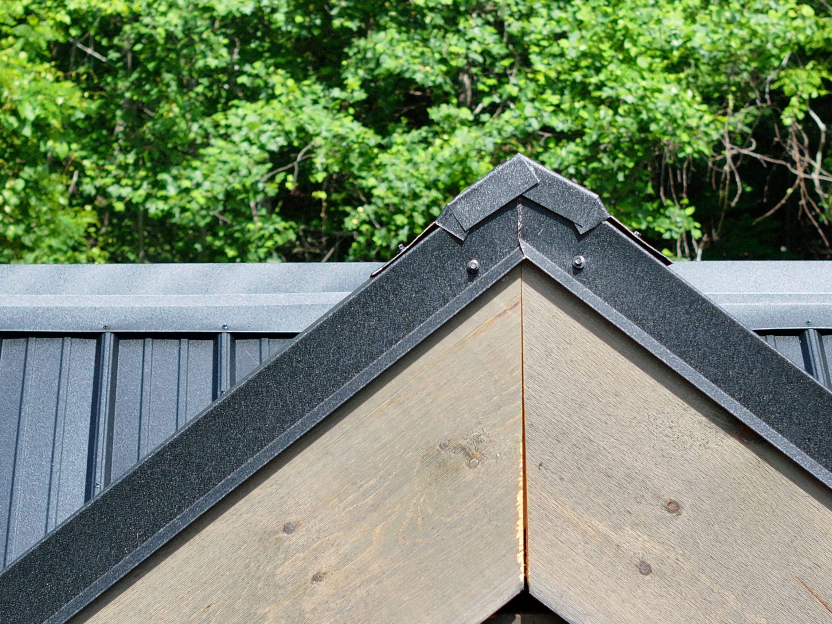 Textured Black AG Panel by Omnia Roofing